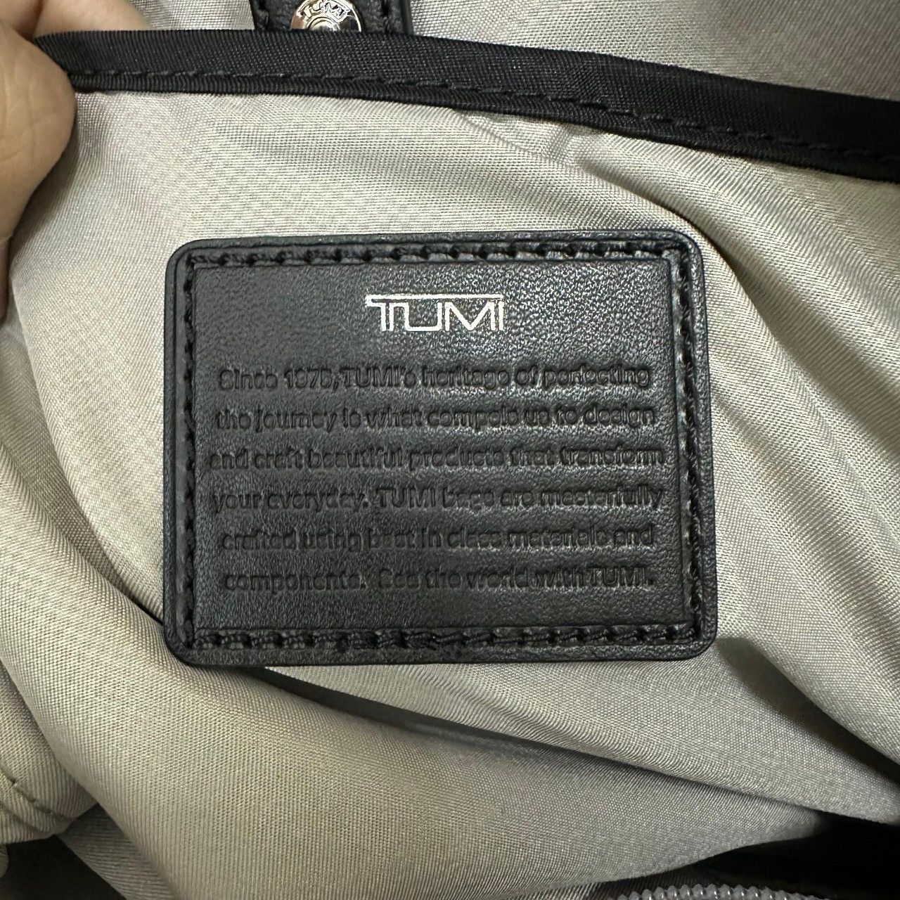 Tumi Authentic TUMI Mauren Tote Voyageur Black Nylon Size ONE SIZE - 12 Thumbnail