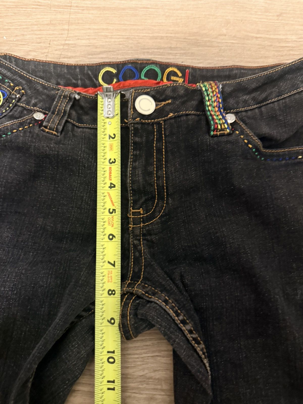 Coogi Y2K Coogi rainbow-stiched jeans Size 36" / US 14 / IT 50 - 6 Thumbnail