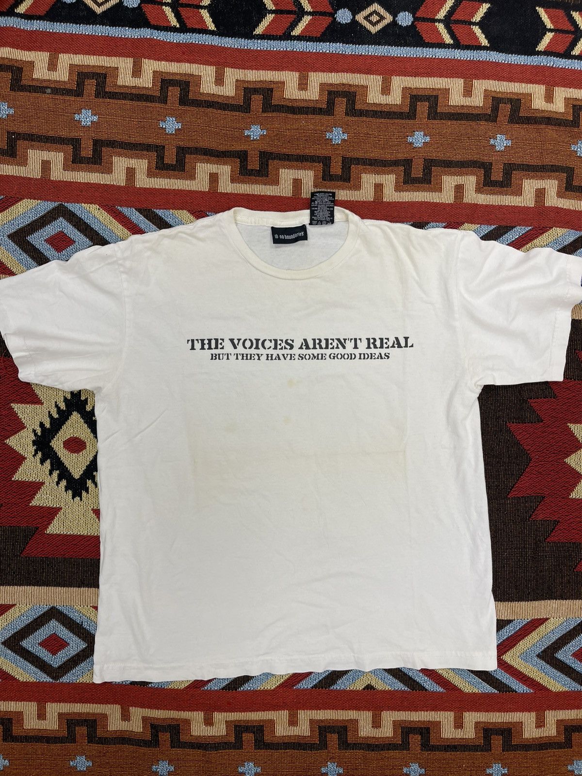 Vintage VINTAGE NO BOUNDARIES HUMOR BRAND T-SHIRT SZ M Size US M / EU 48-50 / 2 - 1 Thumbnail