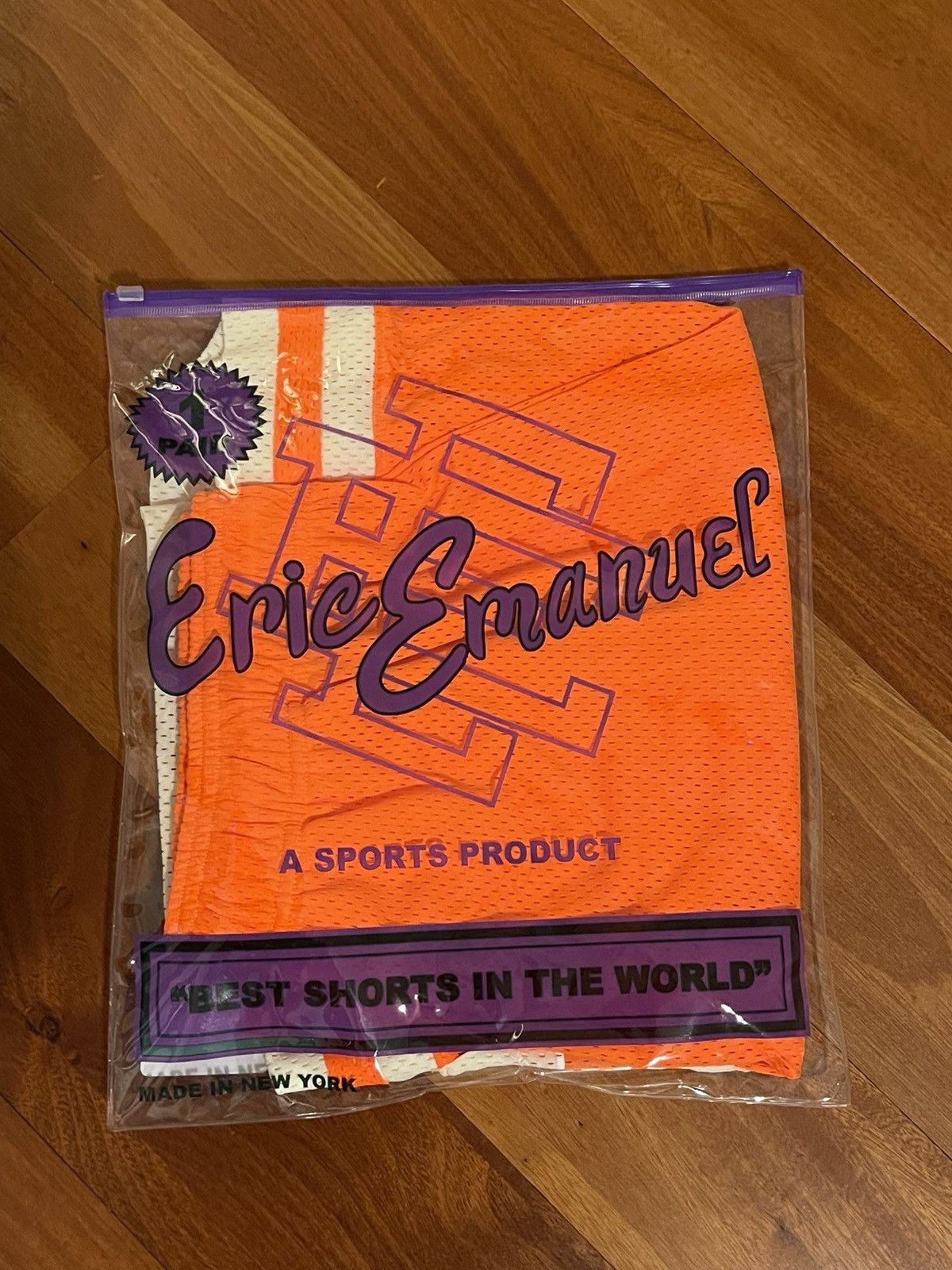 Eric Emanuel Eric Emanuel EE Basic V2 Orange Mesh Shorts XL Size US 32 / EU 48 - 5 Thumbnail
