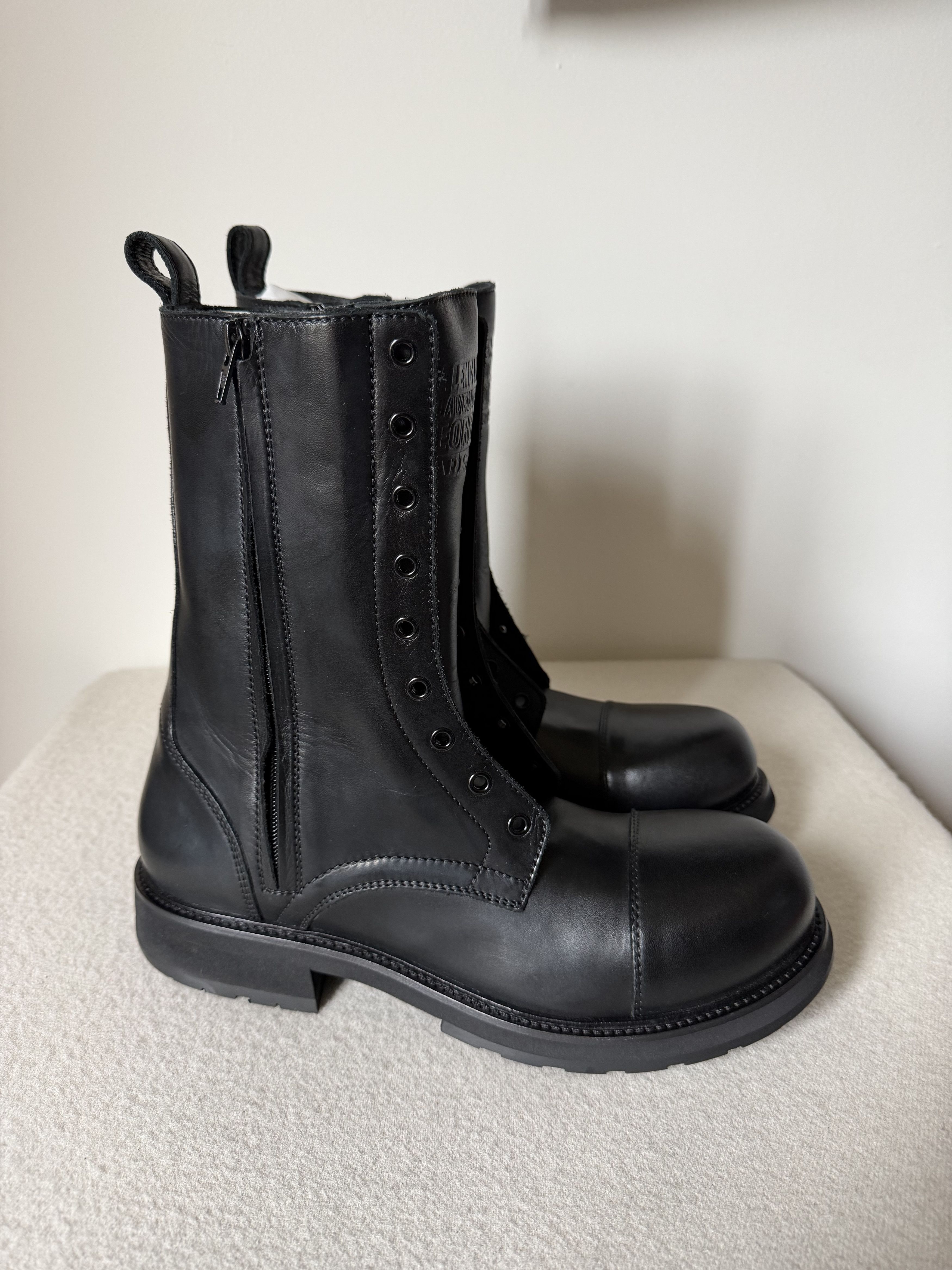 Balenciaga Balenciaga Inspector boots black | Grailed