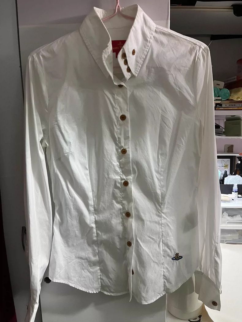 Vivienne Westwood Vivienne Westwood Classic three button white shirt Size S / US 4 / IT 40 - 1 Thumbnail