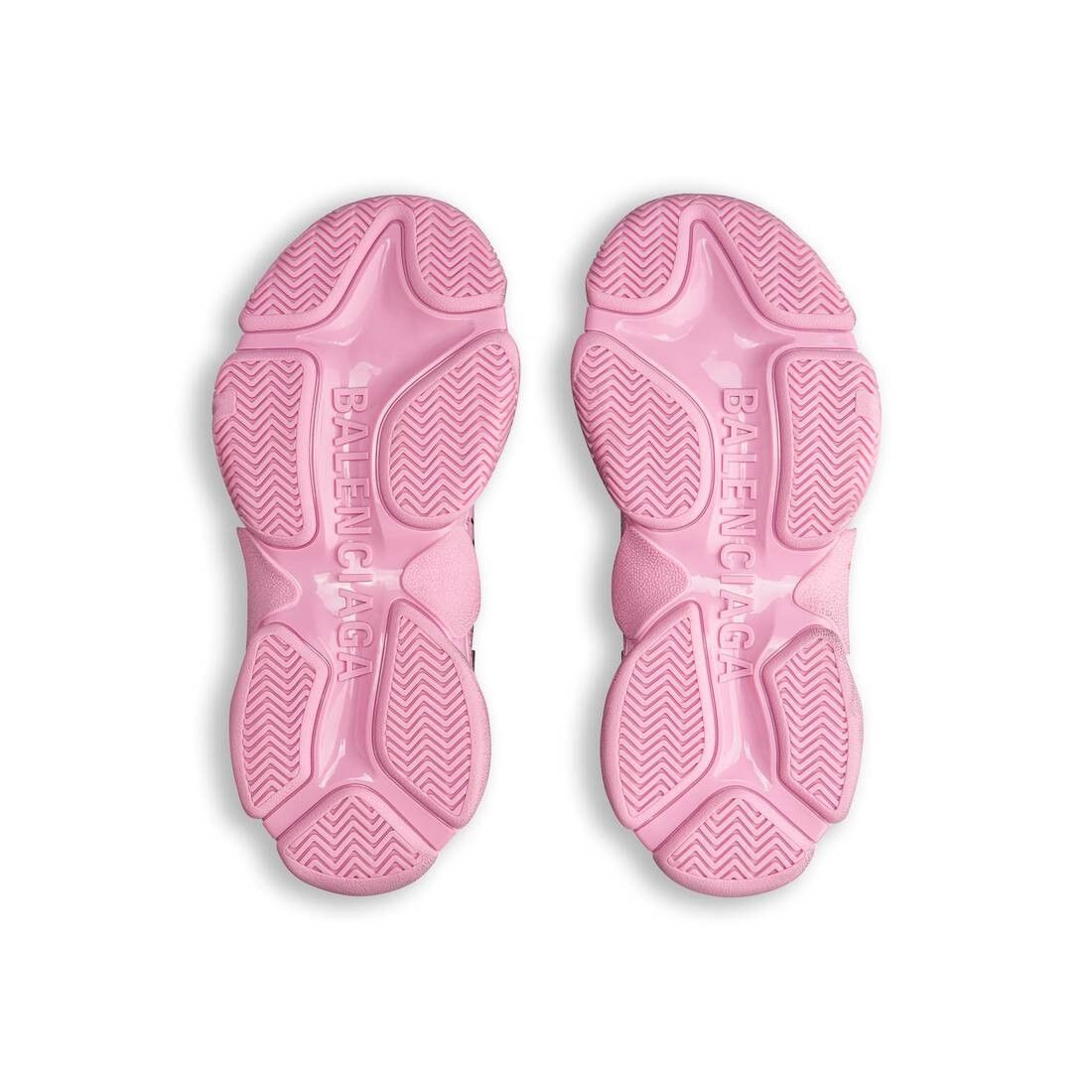 Balenciaga o1mt1gz0425 Triple S Sneakers Diy Metal in Pink Size US 9 / IT 39 - 6 Thumbnail