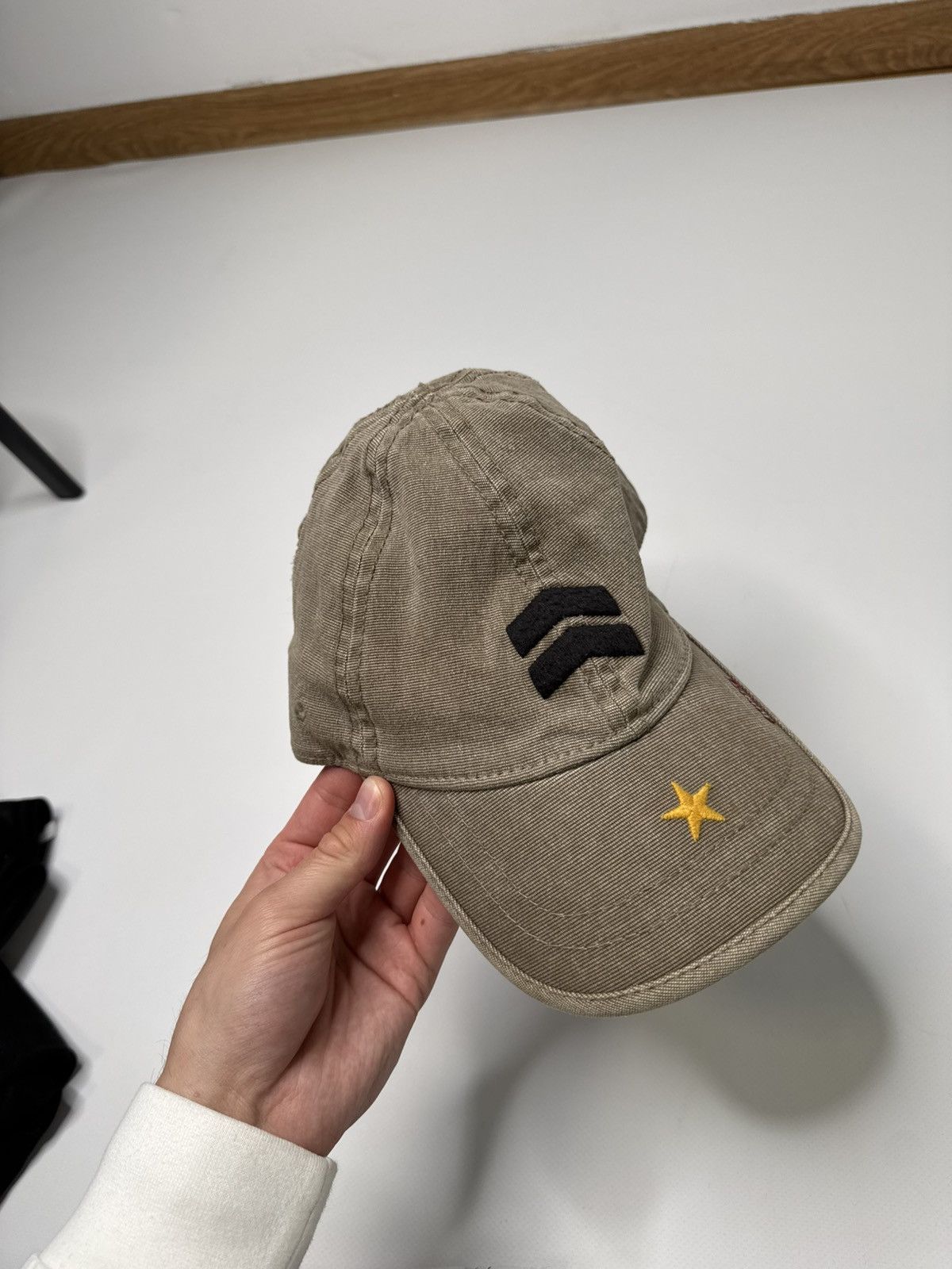 Vintage Vintage avant garde archive military cap hat swag y2k lgb Size ONE SIZE - 7 Thumbnail