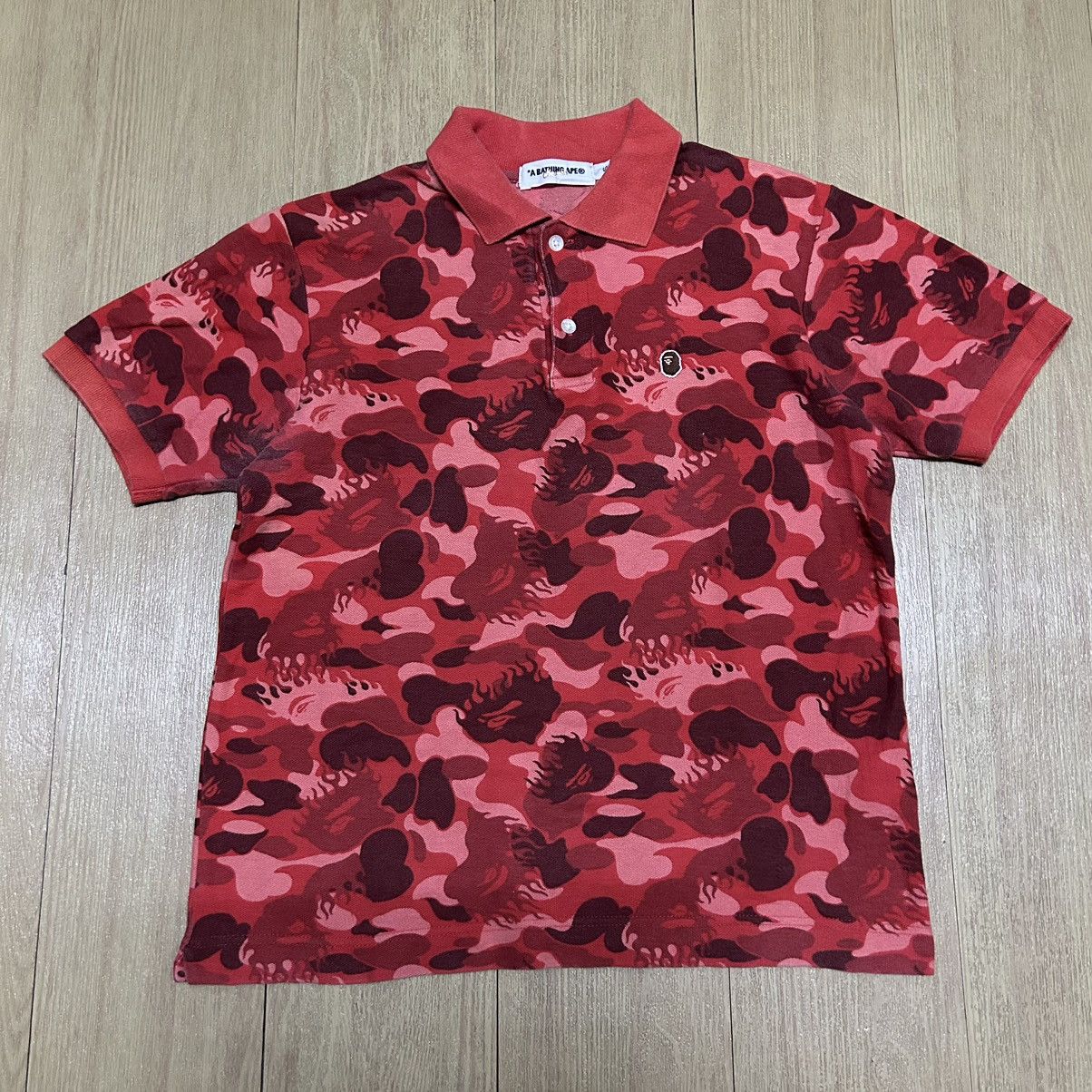 Bape Fire Camo Polo Size US S / EU 44-46 / 1 - 1 Thumbnail