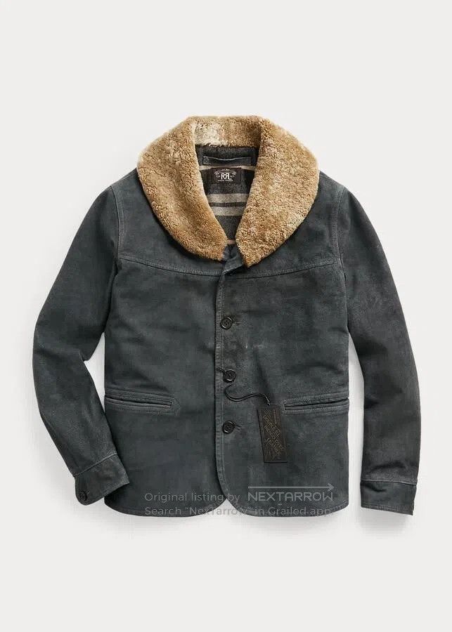 RRL Ralph Lauren Cowhide men's coat for autumn and winter