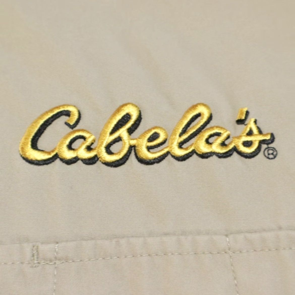 Vintage Cabelas Outfitter Employee Cotton Blend Solid Button Down Shirt Tan Men's LT Shirt Adult Mens Size US L / EU 52-54 / 3 - 6 Thumbnail