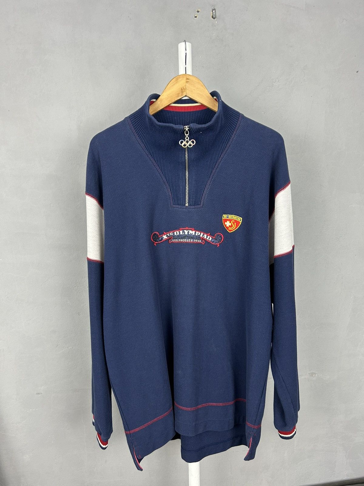 USA Olympics 90's Adidas Olympics Los Angeles Sweatshirt Size US M / EU 48-50 / 2 - 2 Thumbnail