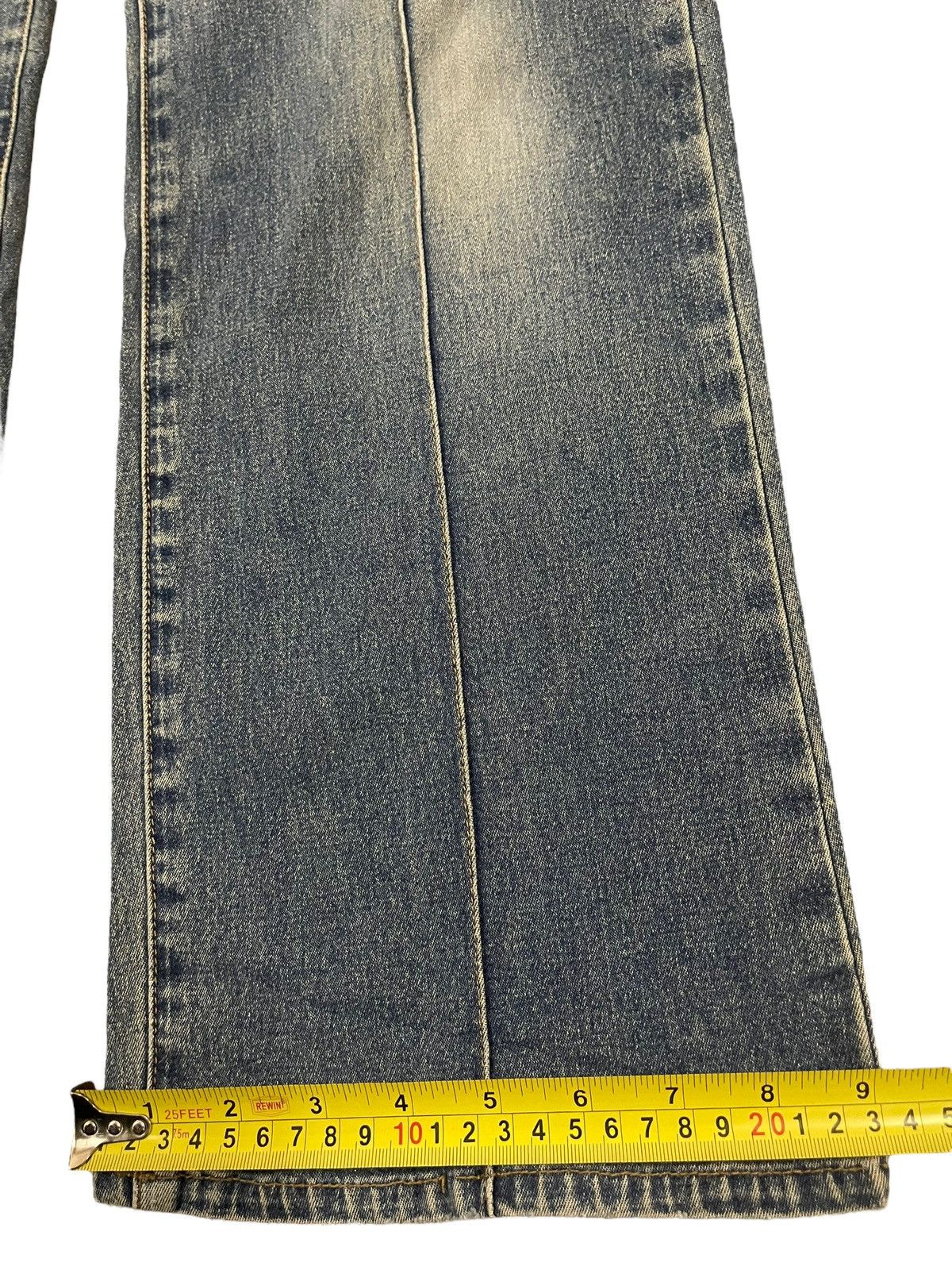 14th Addiction Vintage Japanese Brand Blue Wash Style Baggy Jeans Size US 30 / EU 46 - 14 Thumbnail