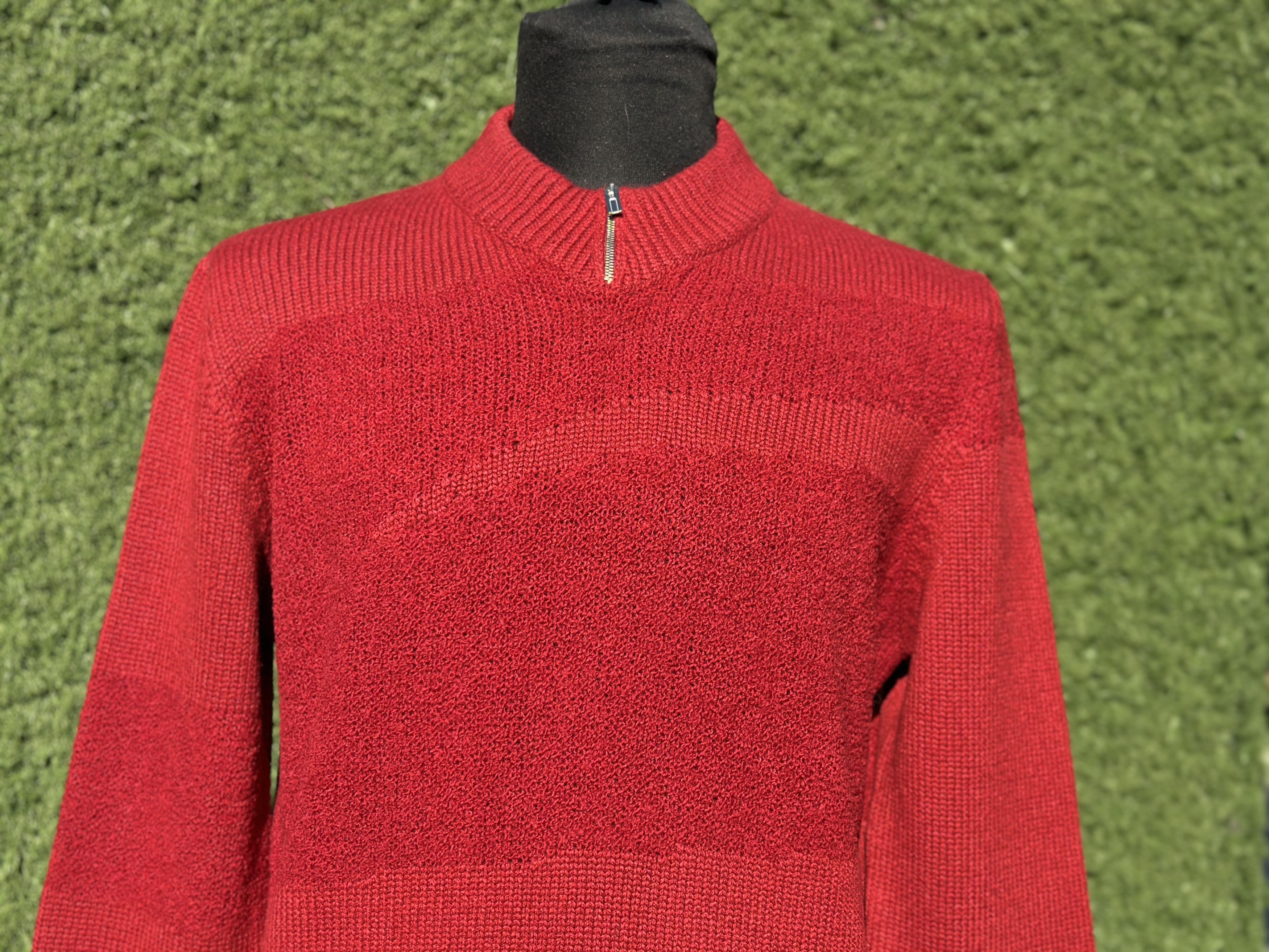 Hermes Rare Hermès Cashmere Blend Half-Zip Knit Sweater Size XL Size US XL / EU 56 / 4 - 3 Thumbnail