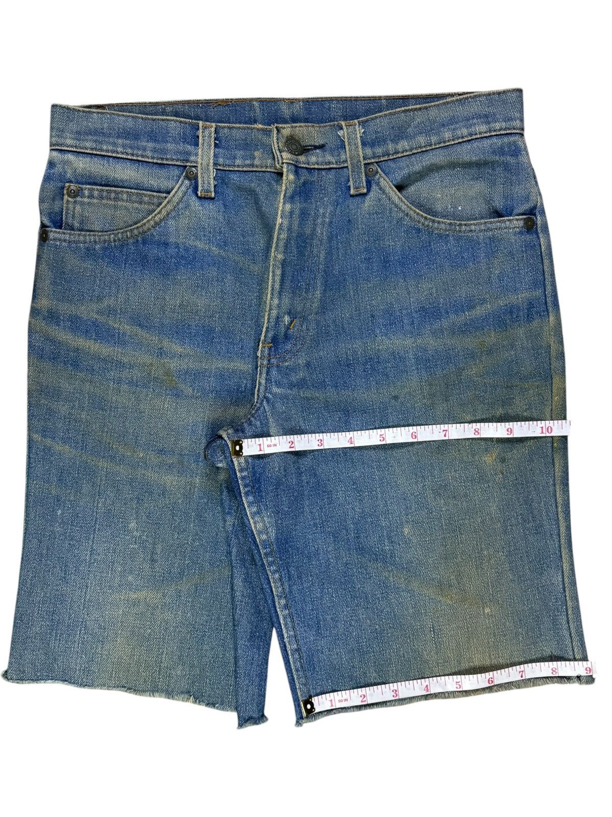 Levi's × Levi's Vintage Clothing Vintage 70s Levis Orange Tab Rusty Mud Loose Jean Short Jort Size US 30 / EU 46 - 14 Thumbnail