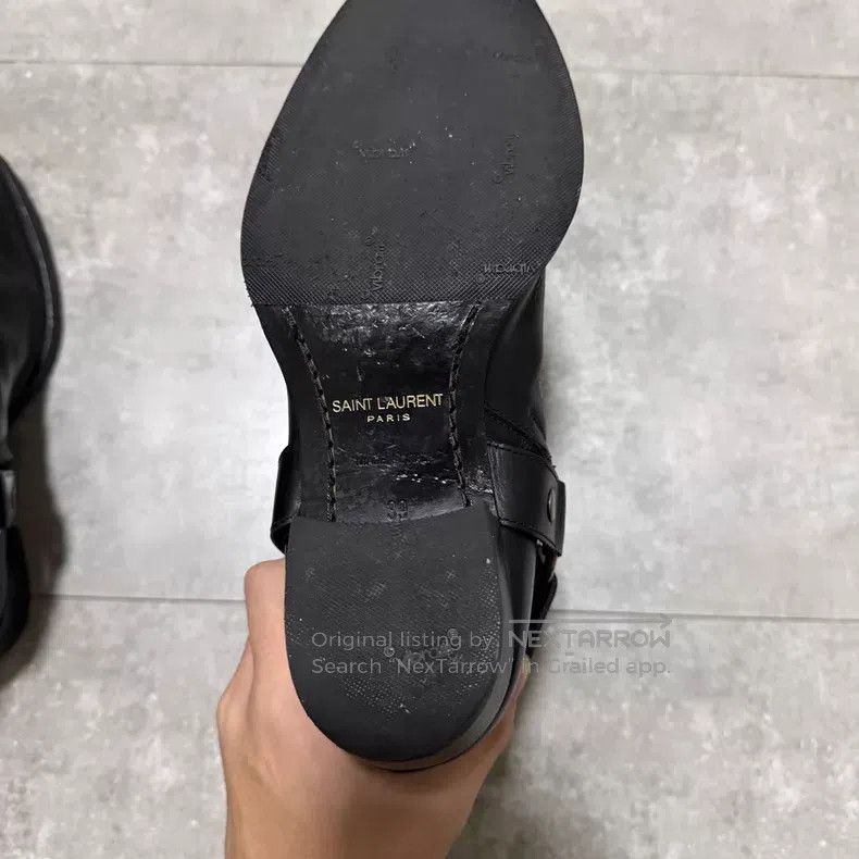 Saint Laurent Paris Saint Laurent Paris Chelsea boots with side buckle i Size US 6 / EU 39 - 8 Thumbnail