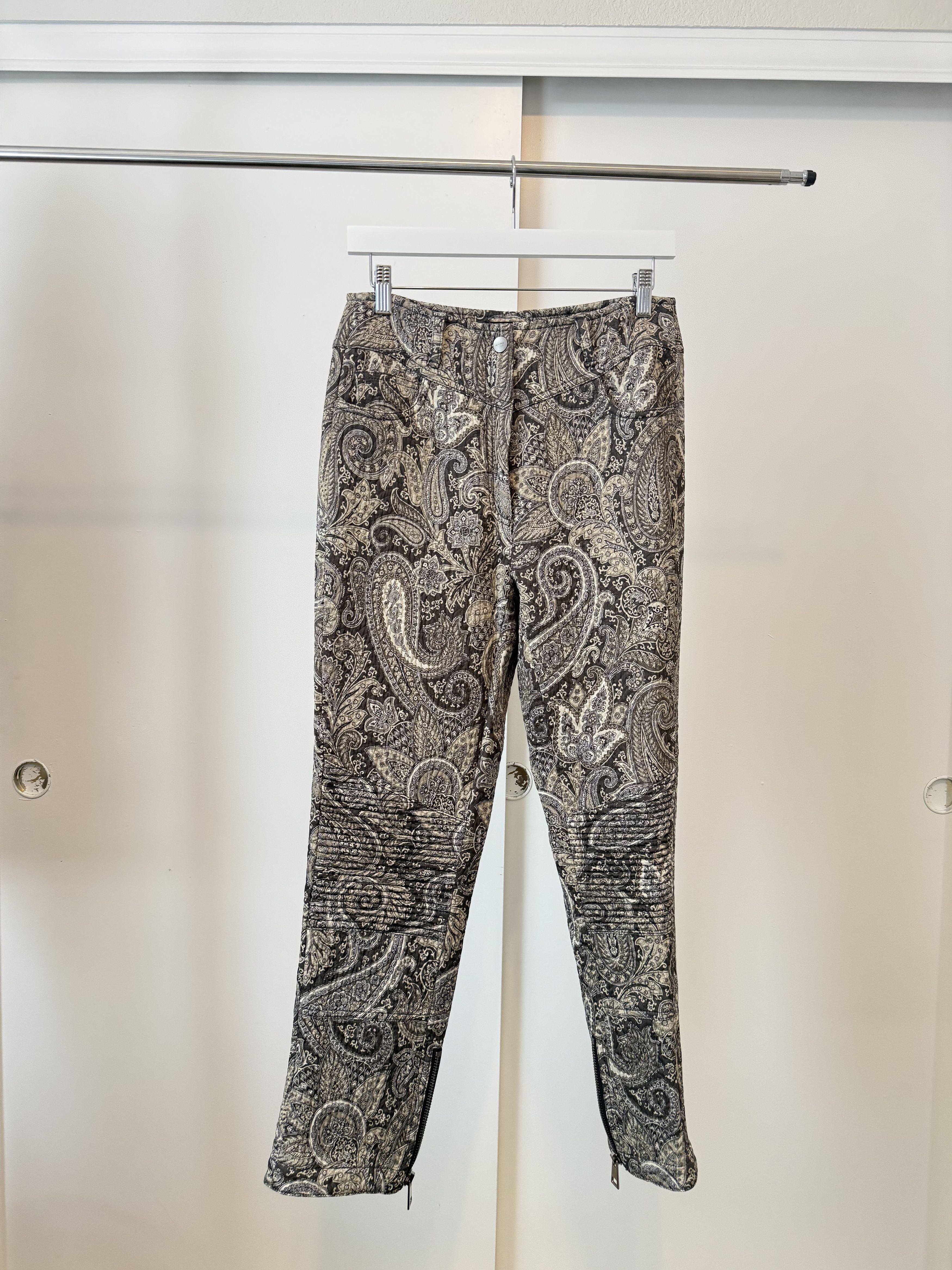 Etro Etro Milano Paisley Biker Trousers Size US 30 / EU 46 - 1 Thumbnail