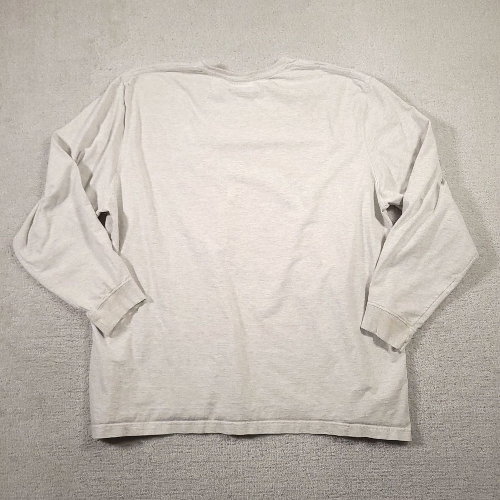 Carhartt VINTAGE Carhartt Long Sleeve Workwear Pocket T Shirt Mens 3XL Gray Grunge Size US XXL / EU 58 / 5 - 7 Thumbnail