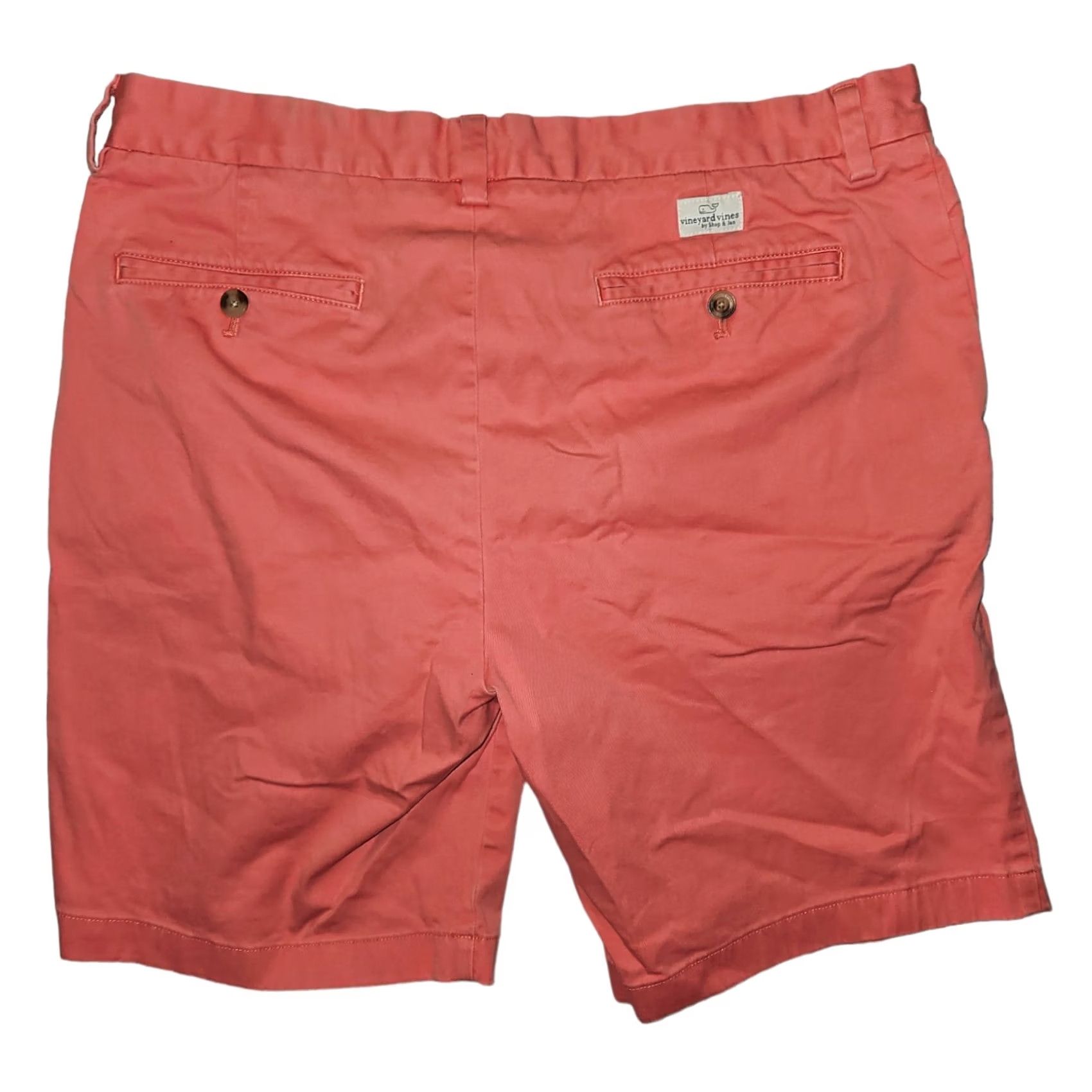Vineyard Vines Vineyard Vines Chino Shorts Mens 34 Salmon Mid Rise Casual Colorful Beach 90s Theme Preppy Mens Size US 34 / EU 50 - 7 Thumbnail