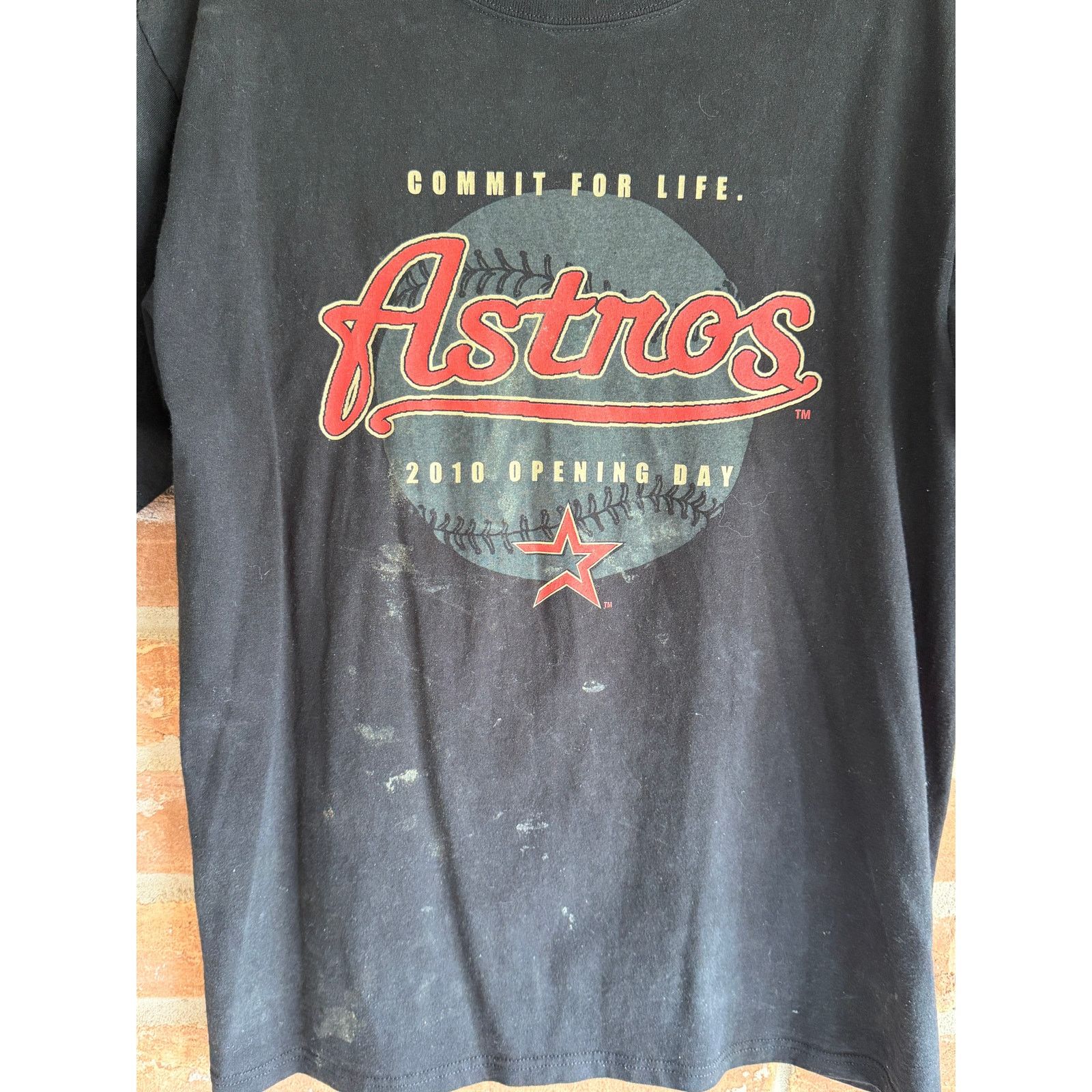 Anvil Houston Astros 2010 Opening Day Tee MLB Black L Size US L / EU 52-54 / 3 - 2 Thumbnail