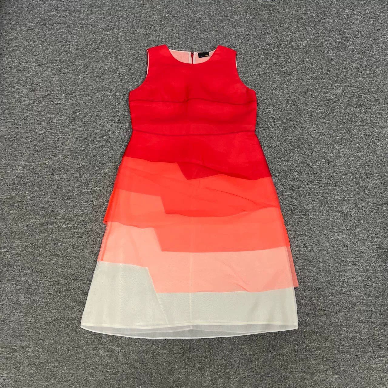 Fendi Fendi Gradient Cake Sleeveless Dress Size M / US 6-8 / IT 42-44 - 1 Thumbnail
