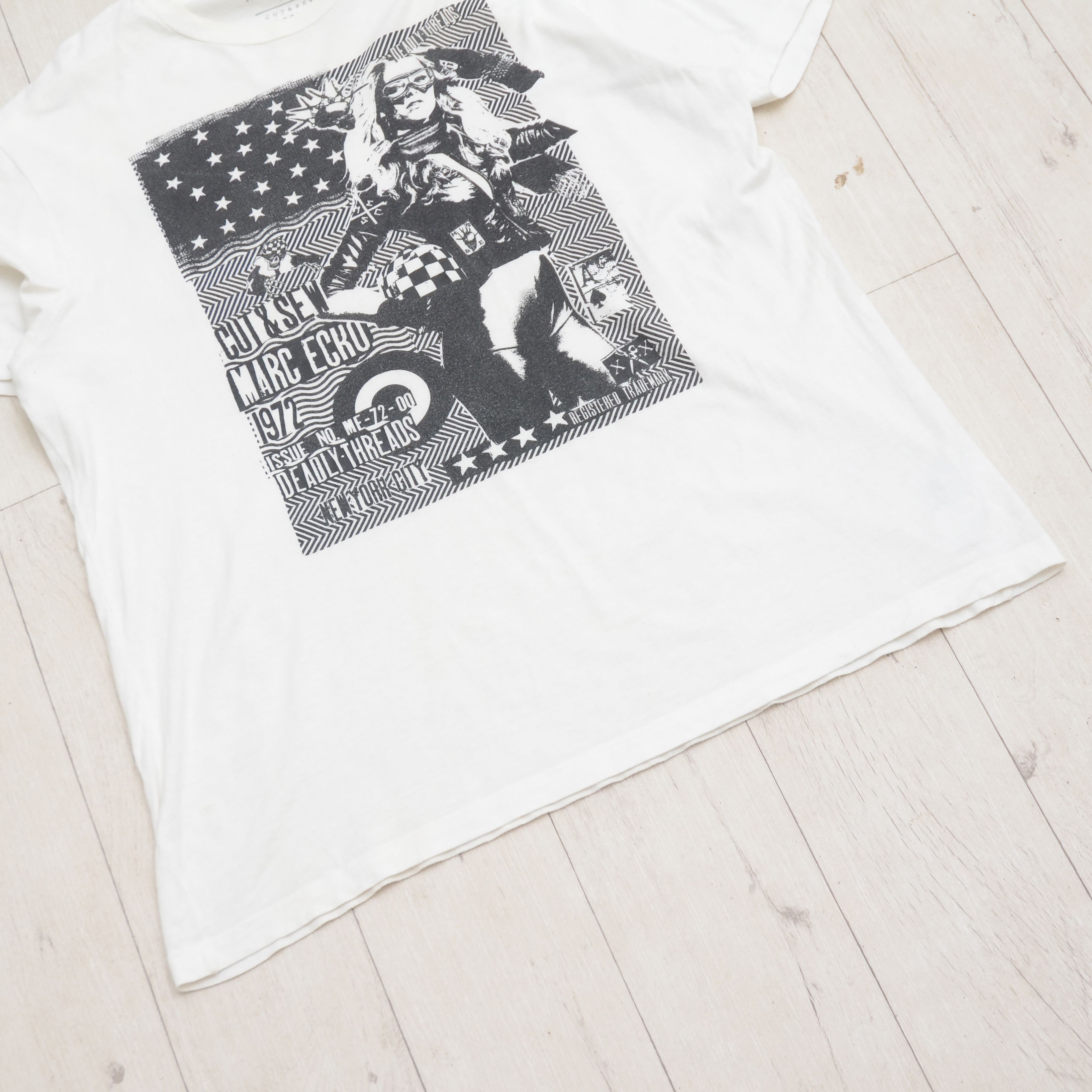 Marc Ecko Vintage Marc Ecko T-Shirt Biker Girls Graphic Tee Y2K USA Size US XL / EU 56 / 4 - 3 Thumbnail