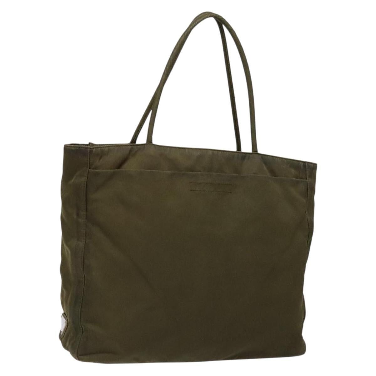 Prada PRADA Tote Bag Nylon Khaki Size ONE SIZE - 1 Thumbnail