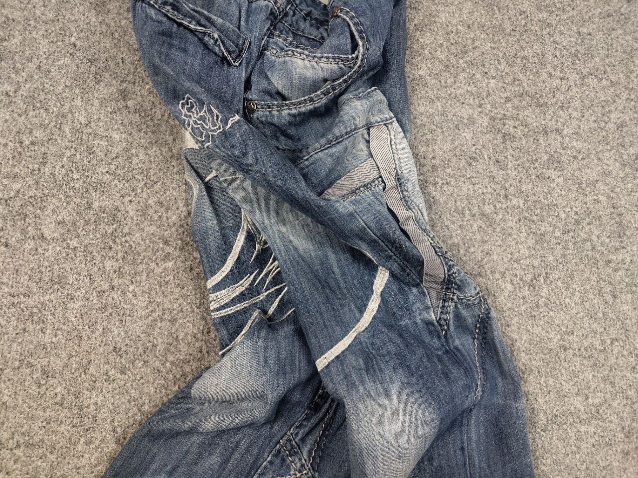 If Six Was Nine Vintage if six was nine style Opium Kosmo Japan baggy Jeans Size US 34 / EU 50 - 5 Thumbnail