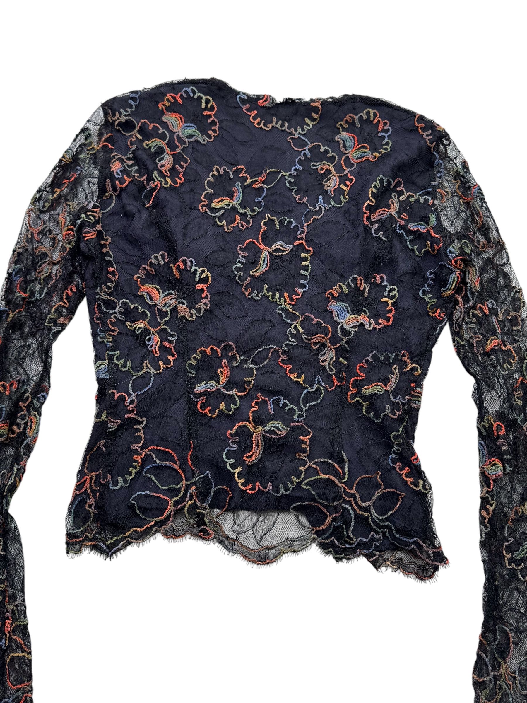 Japanese Brand Vintage Cropped Blouse With Mesh Sleeve W198(V9) Size M / US 6-8 / IT 42-44 - 4 Thumbnail