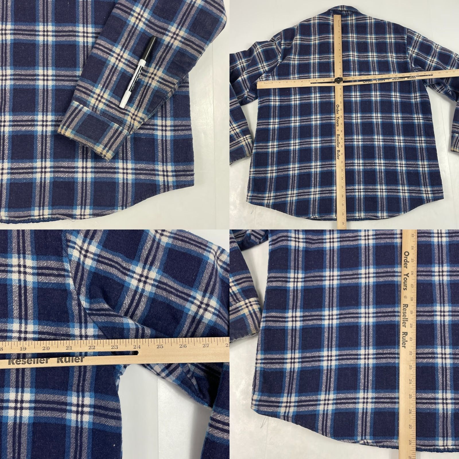 Vintage Youngbloods Vintage Plaid Shirt Mens Large Blue Cotton Quilted Lining Camp Workwear Casual Shirt Size US L / EU 52-54 / 3 - 9 Thumbnail