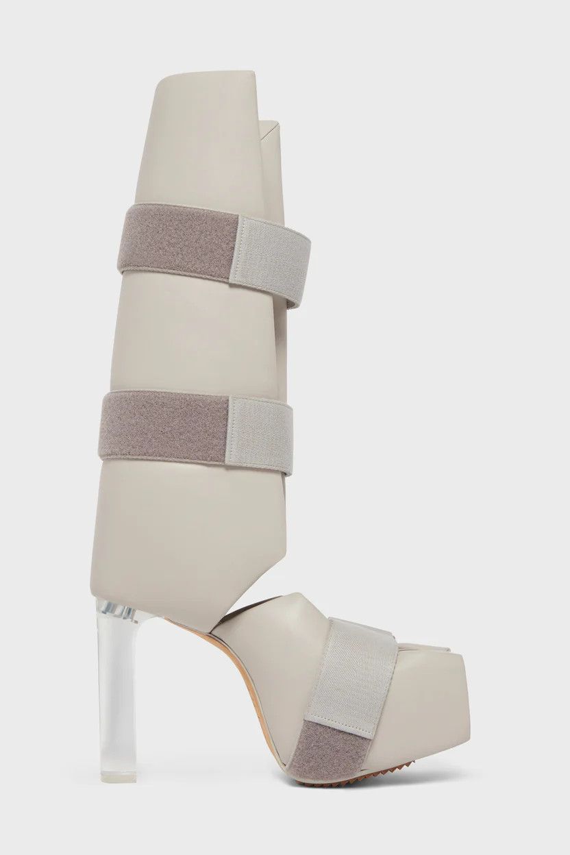 Rick Owens o1y0126 Boots in Light Gray Size US 7 / IT 37 - 1 Thumbnail