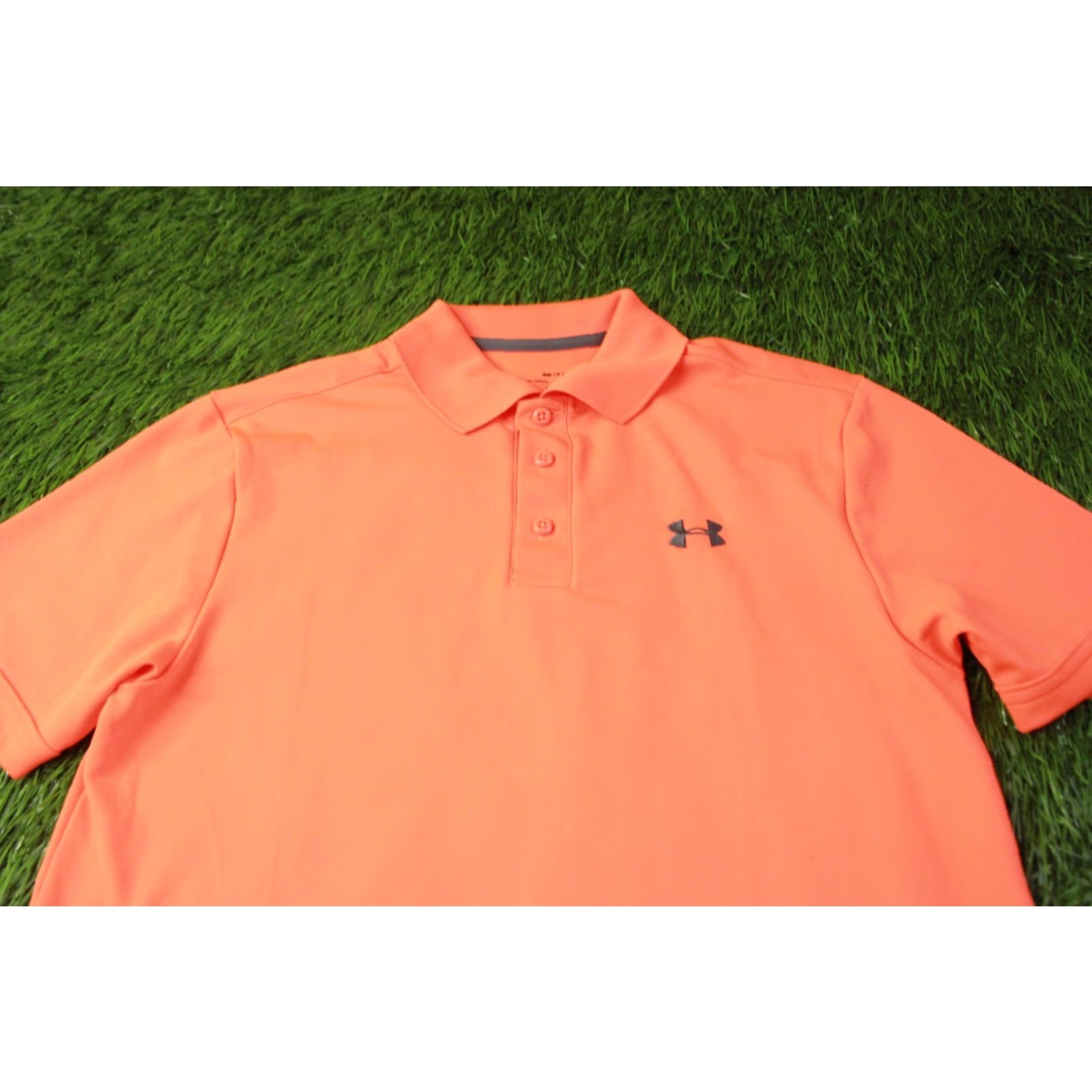 Under Armour UNDER ARMOUR HEATGEAR Polo Shirt Men S Orange 2018 Training Jersey Classic Short Sleeve Polo Size US S / EU 44-46 / 1 - 2 Thumbnail