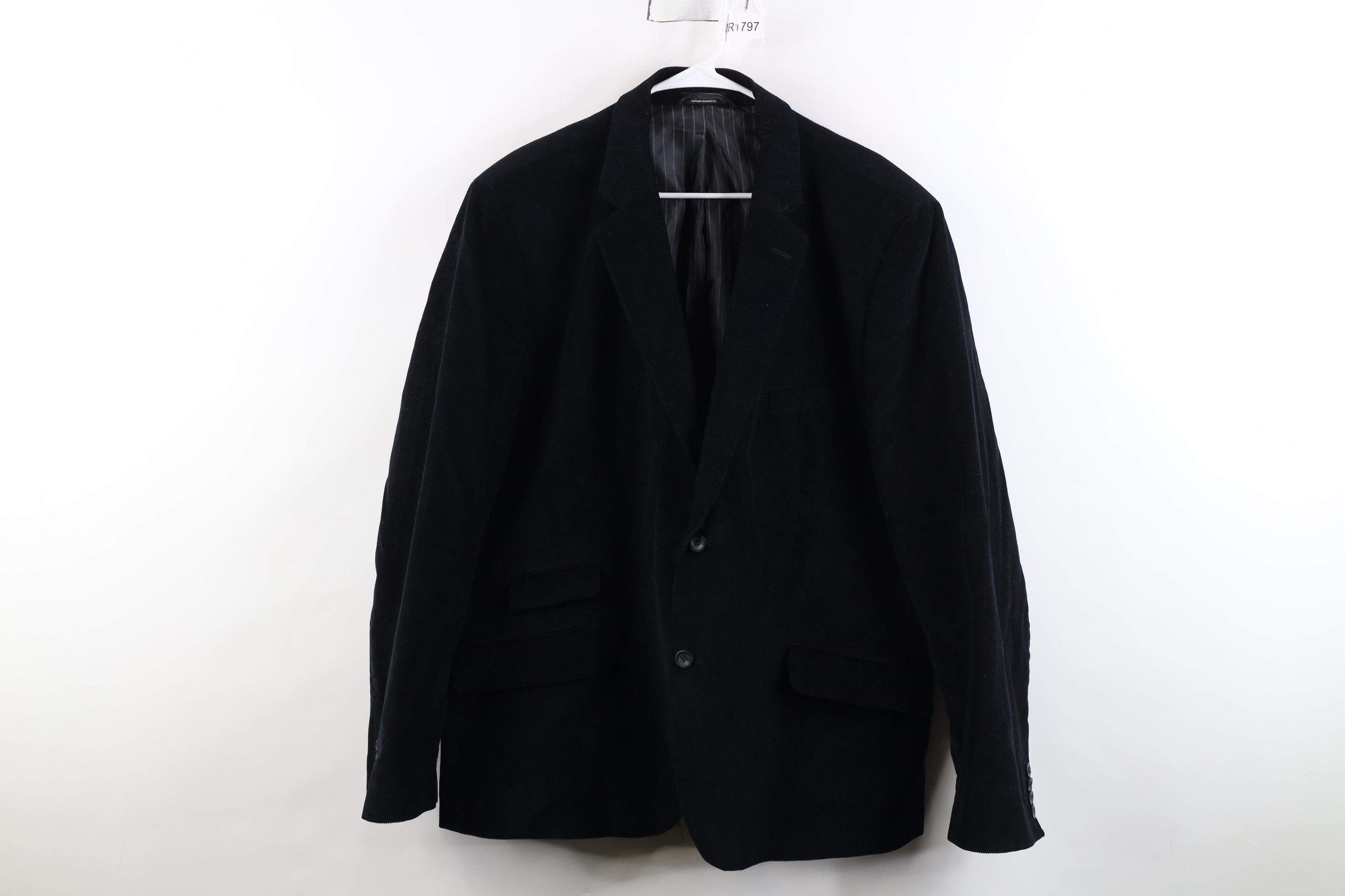 Vintage Vintage 90s Y2K Streetwear Corduroy Suit Coat Blazer Jacket Size US XXL / EU 58 / 5 - 1 Thumbnail