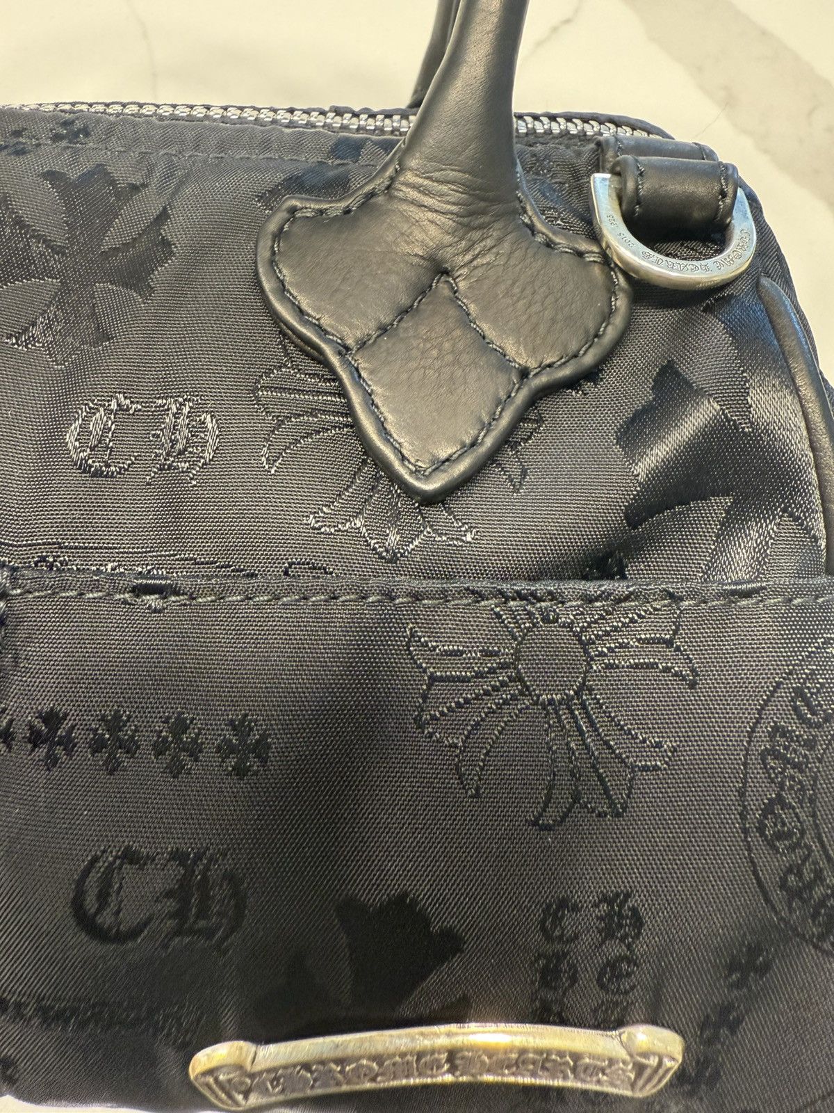 Chrome Hearts 🔥Chrome Hearts Black Stencil Nylon Mochita Bag🔥 Size ONE SIZE - 4 Thumbnail