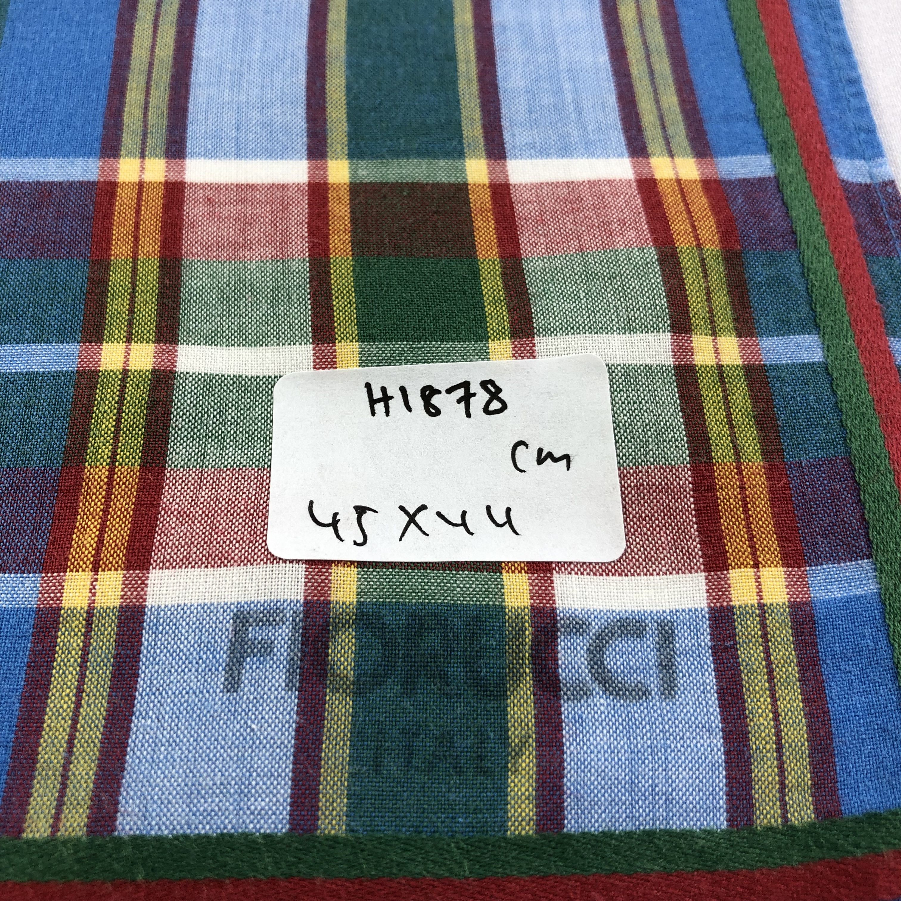 Fiorucci Fiorucci Tartan Handkerchief Neckerchief Bandana H1878 Size ONE SIZE - 5 Thumbnail