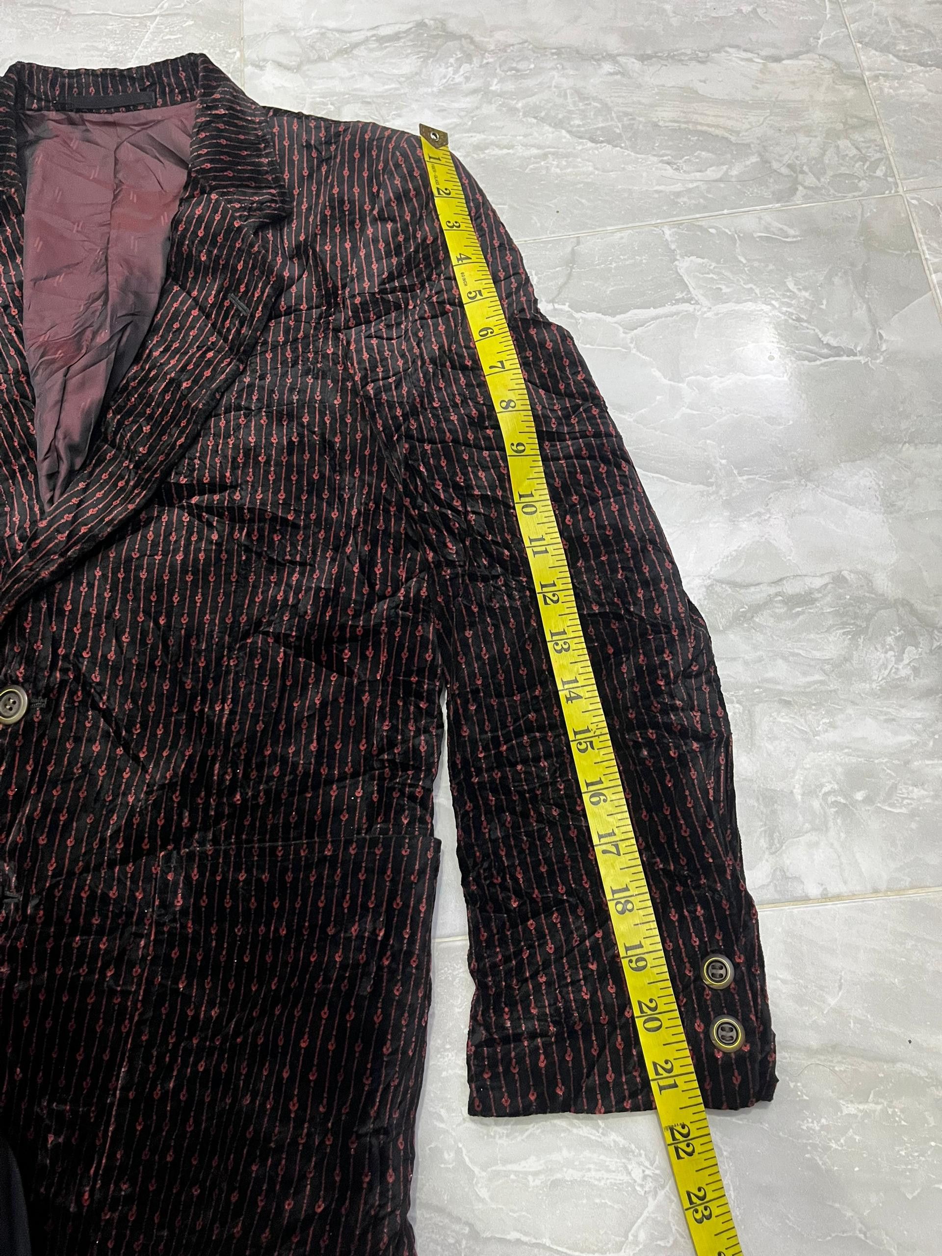 Japanese Brand Niedieck Brilliant Velvet Blazer German Fabric Size 38S - 15 Thumbnail