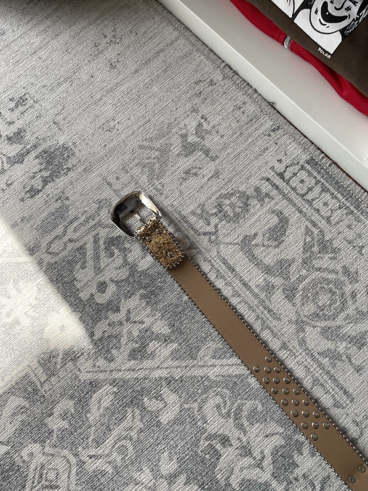 Other Y2K Vintage Avant Garde Belt Rhinestones Skulls Japanese Size ONE SIZE - 13 Thumbnail