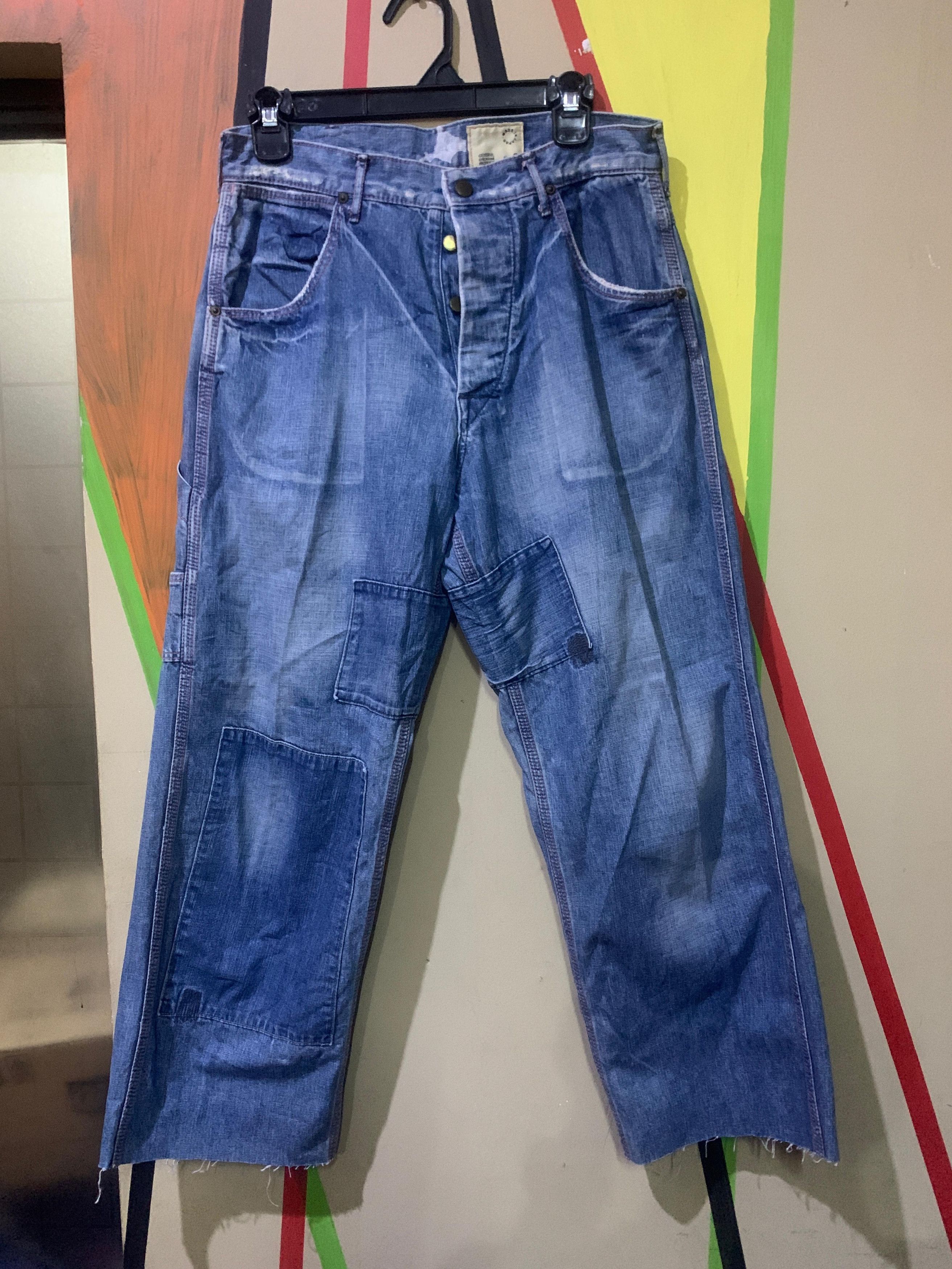 Japanese Brand × Orslow Denim pants orslow patchwork Size US 30 / EU 46 - 1 Thumbnail