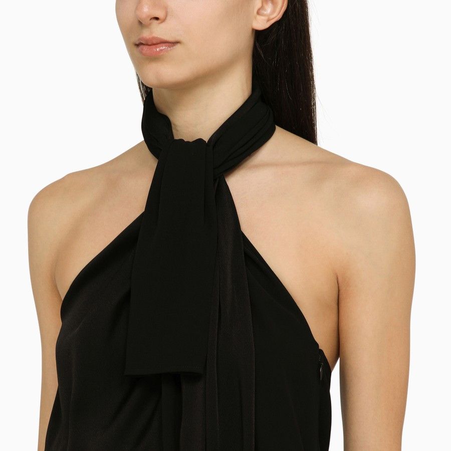 Givenchy o1d2blof0824 Midi Dress in Black Size XS / US 0-2 / IT 36-38 - 4 Thumbnail