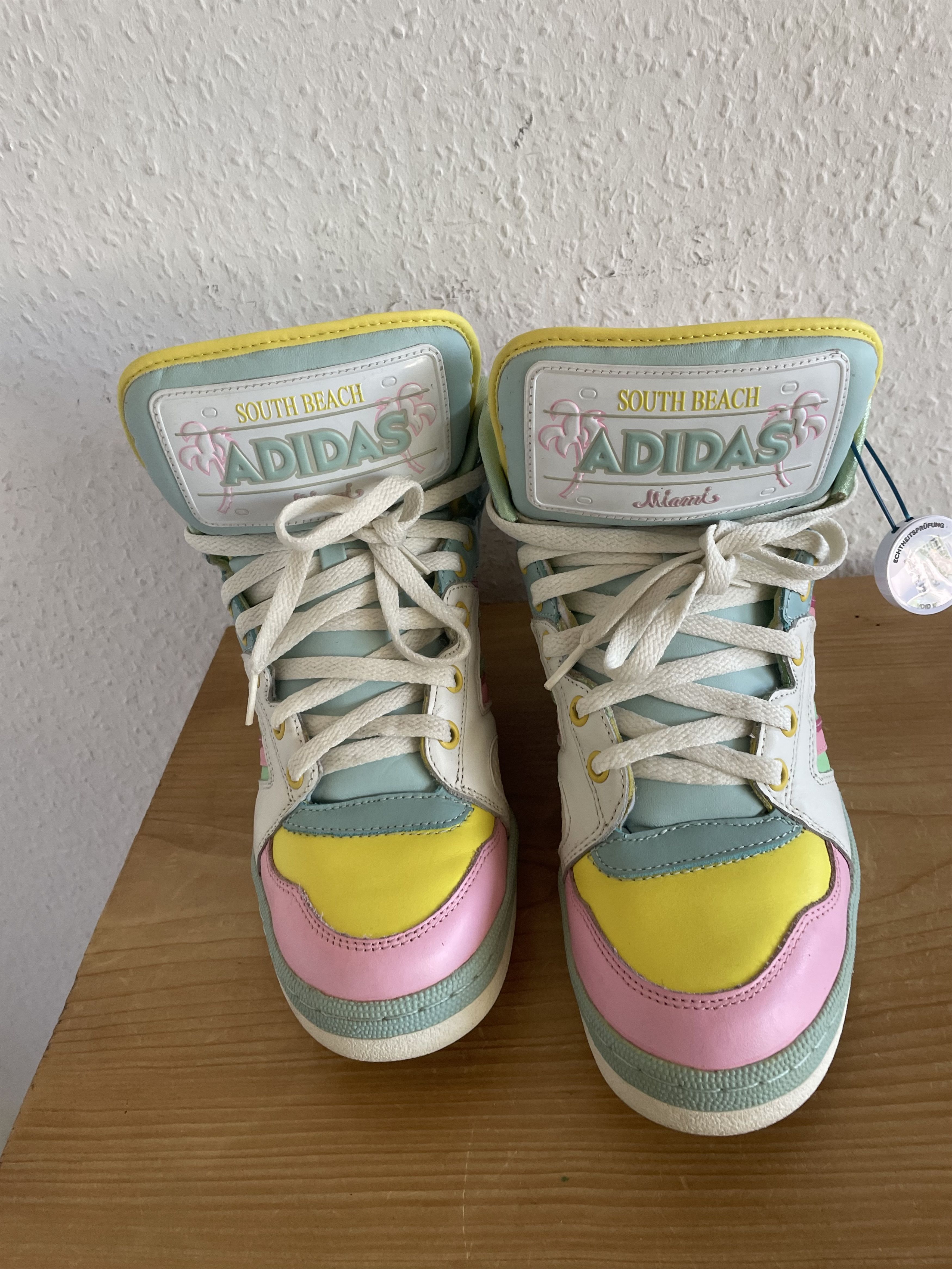 Adidas × Jeremy Scott JS License Plate Miami Sneakers Size US 8 / EU 41 - 16 Thumbnail