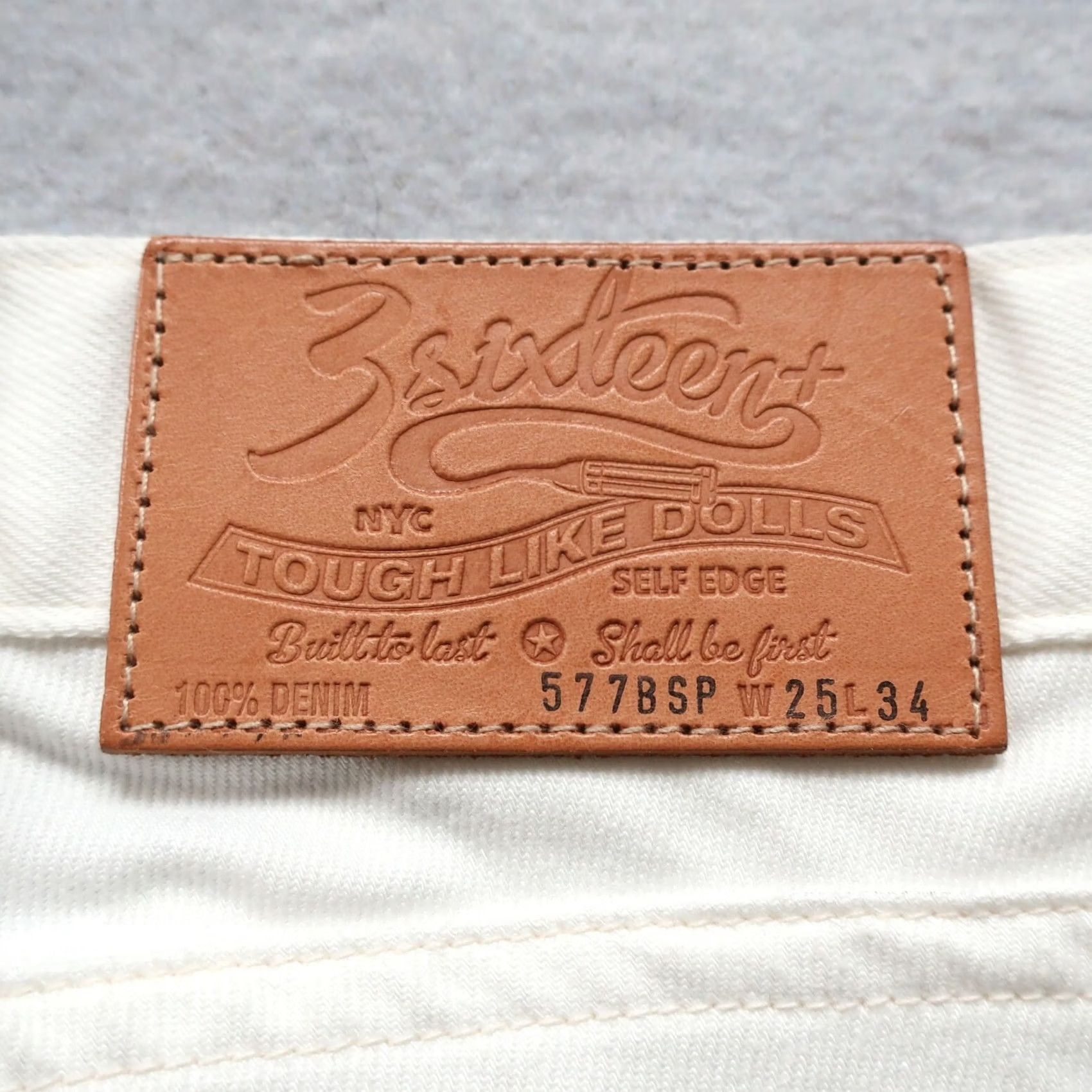 3sixteen 3sixteen 577BSP Womens Denim Jeans Skinny White 25 x 34 Jeans Womens Skinny White 25 34 Size 42" / US 20 - 2 Thumbnail