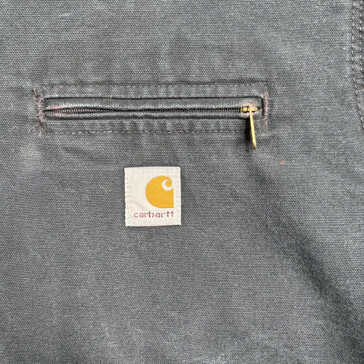 Carhartt × Vintage VTG BLACK Carhartt Detroit J01 BLK Blanket Lined Large Size US L / EU 52-54 / 3 - 6 Thumbnail