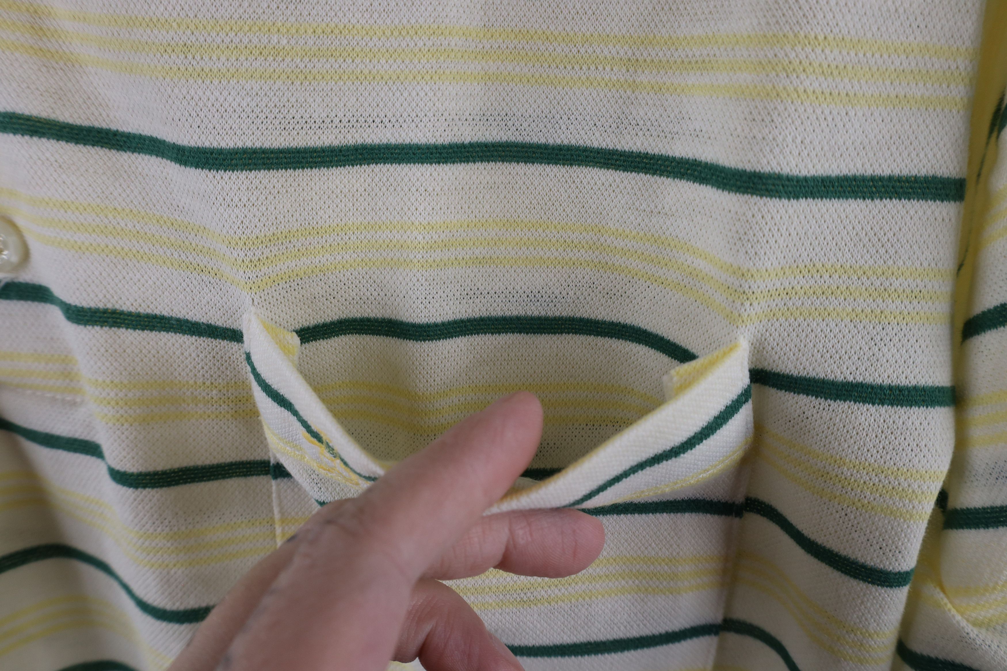 Vintage Vintage 70s Streetwear Striped Knit Collared Polo Shirt USA Size US M / EU 48-50 / 2 - 5 Thumbnail
