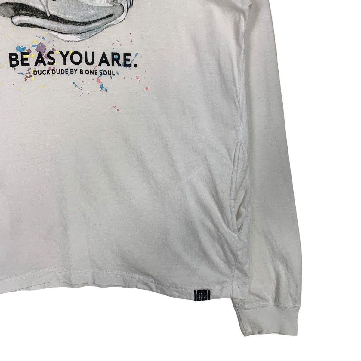 Japanese Brand B ONE SOUL Duck Dude Big Logo Pullover Hoodies #0595-C28 Size US M / EU 48-50 / 2 - 7 Thumbnail