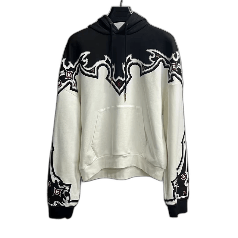Louis Vuitton Louis Vuitton Western Print Hooded Sweatshirt Size US S / EU 44-46 / 1 - 1 Thumbnail