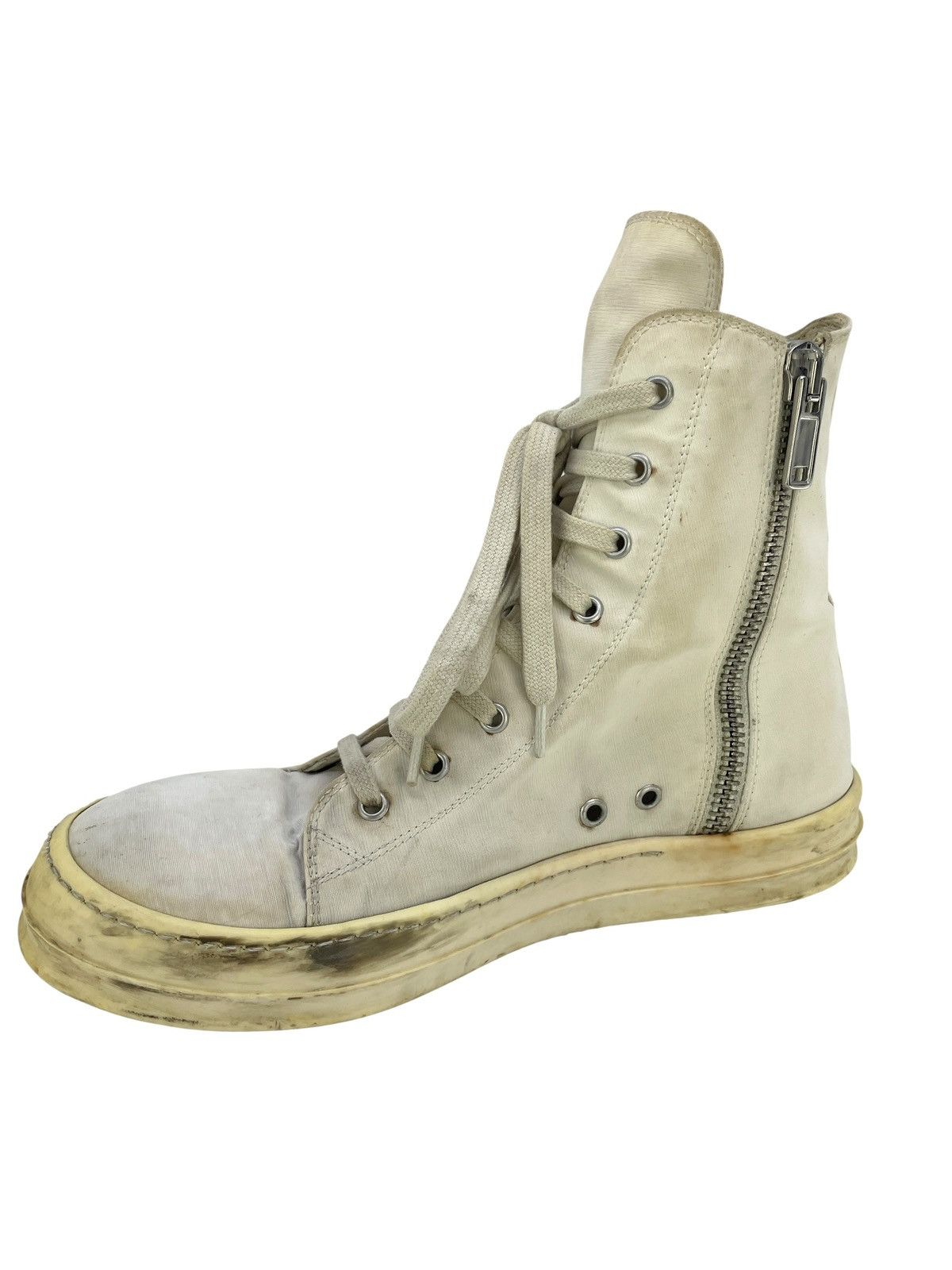Rick Owens Rick Owens Vegan Drkshdw Ramones Triple White Size US 8 / EU 41 - 8 Thumbnail