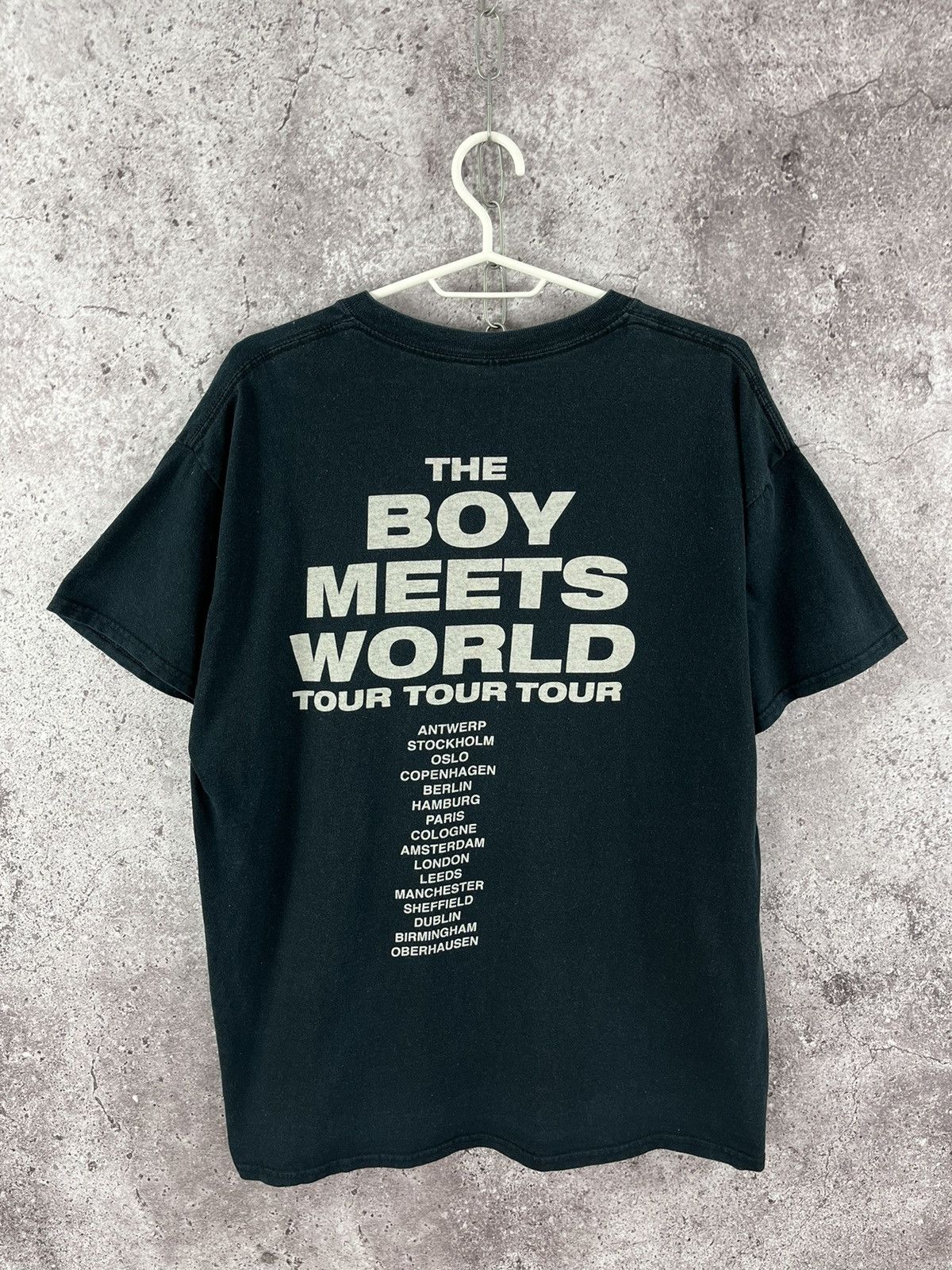 Band Tees × Drake × Rap Tees Drake The Boy Meets World Tour T-Shirt Black Y2K Size L Size US L / EU 52-54 / 3 - 7 Thumbnail