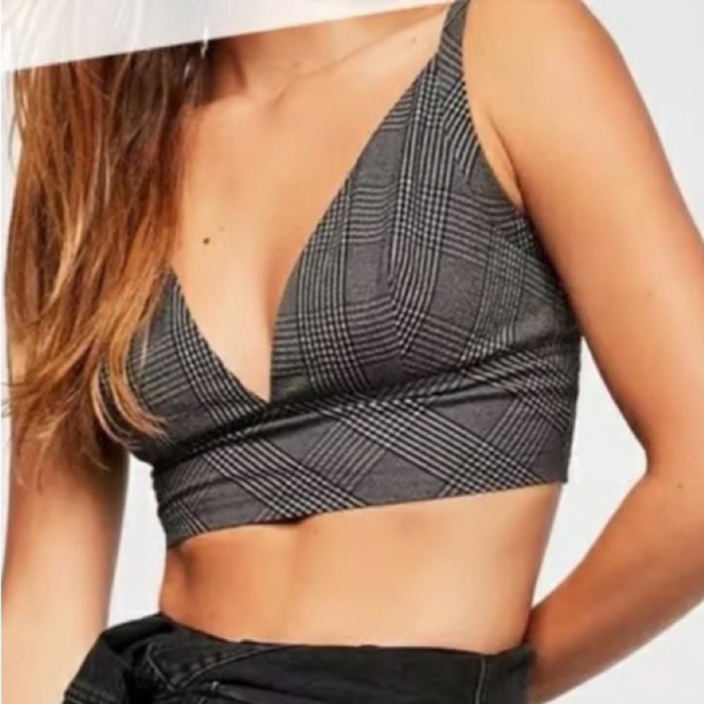 Free People Free People l Plaid Crop Small Navy Black Size S / US 4 / IT 40 - 8 Thumbnail