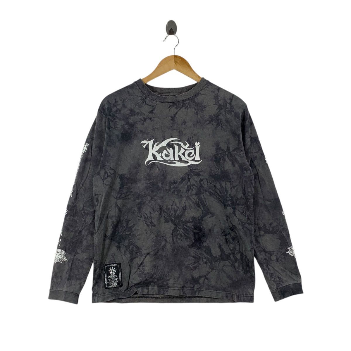 Other KAKEI JAPAN DRAGON Tribal Tie Dye Flame Tee Shirt Top Japan Size US L / EU 52-54 / 3 - 1 Thumbnail