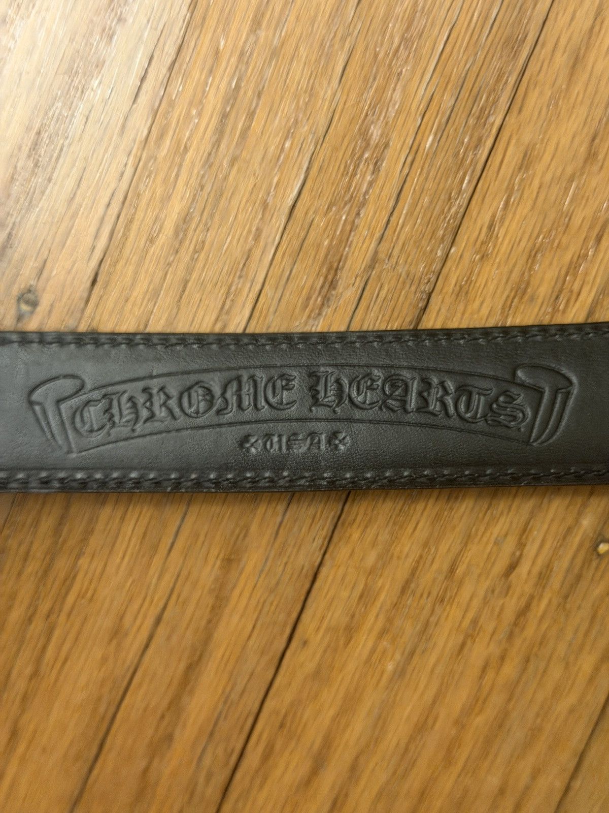 Chrome Hearts + 1 of none 1.0 inch angel wing motif belt + Size 32 - 5 Thumbnail