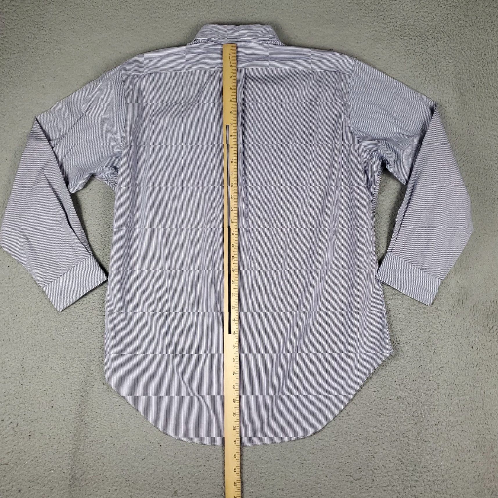 Ralph Lauren Ralph Lauren Shirt Mens 16 Blue Striped Pony Dress Button Up Long Sleeve Size 42R - 4 Thumbnail