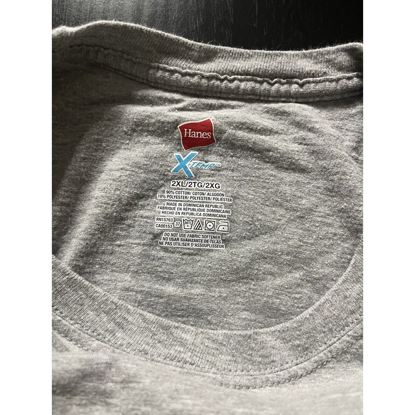 Hanes “I Would Have Got A Desk Job If I Wasn’t Such A Man” XXL Size US XXL / EU 58 / 5 - 4 Thumbnail