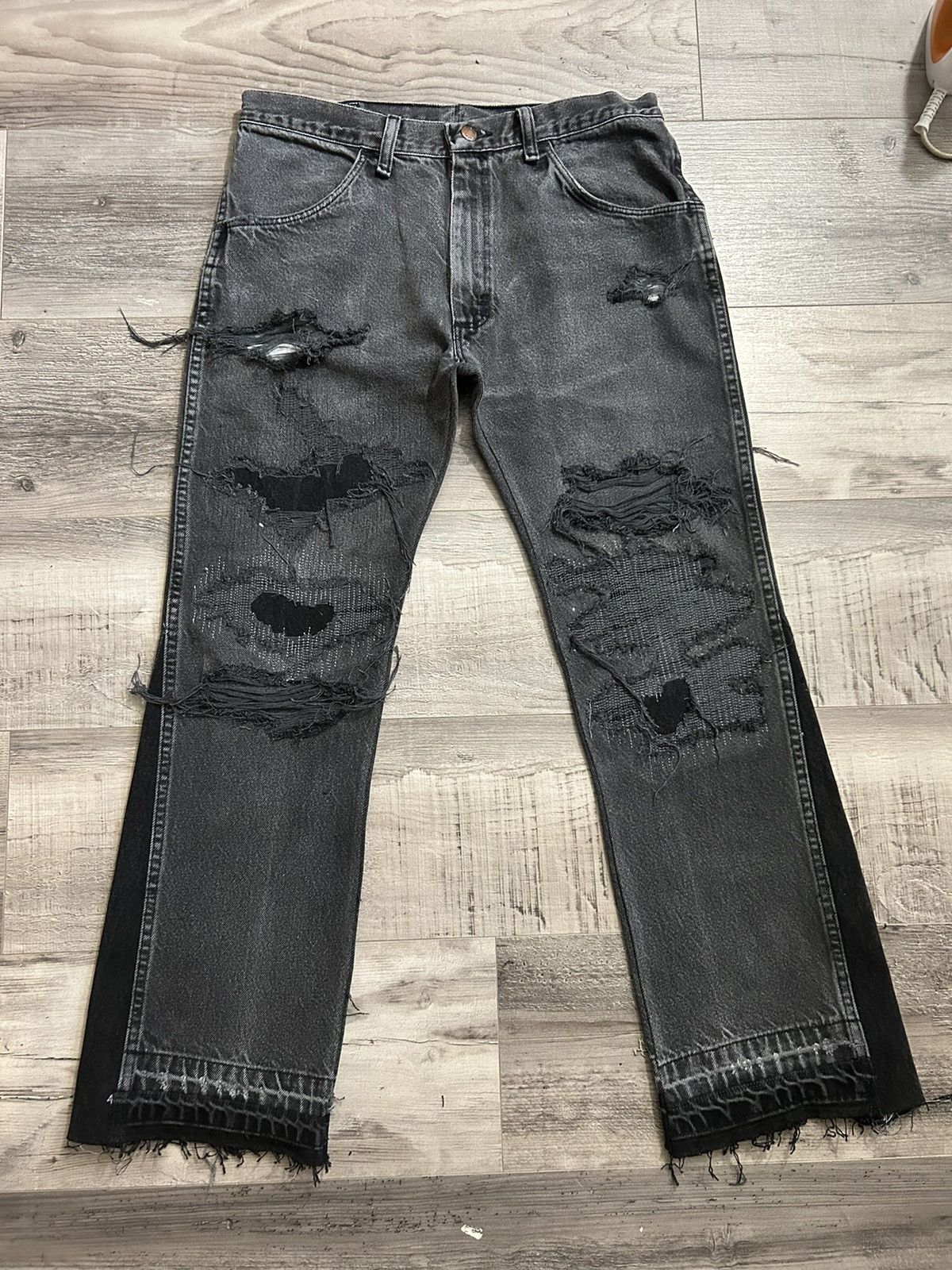 Japanese Brand 1 of 1 Repaired / Flared Denim Size US 31 - 1 Thumbnail