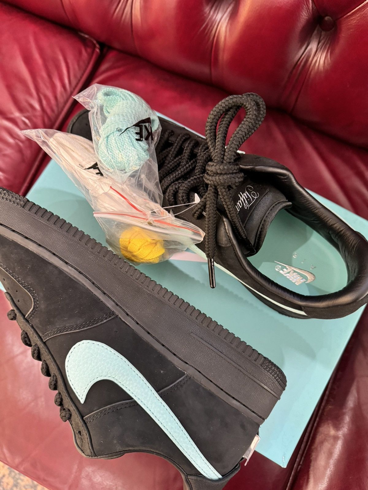 Nike × Tiffany & Co. Nike air force 1 low Tiffany & Co 1837 Size US 10 / EU 43 - 3 Thumbnail